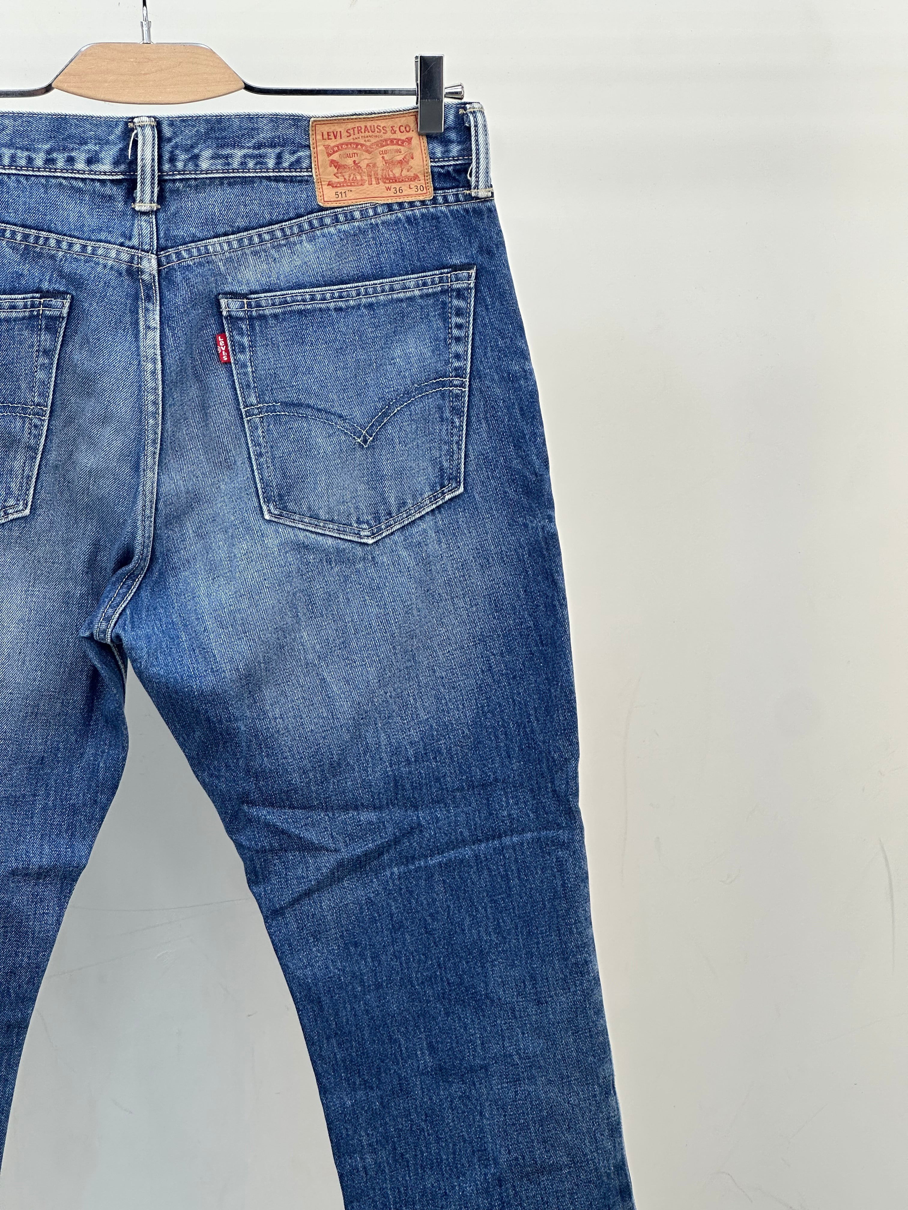 LEVI'S 511 SLIM FIT TAGLIA: 50 ITA = W36 L30