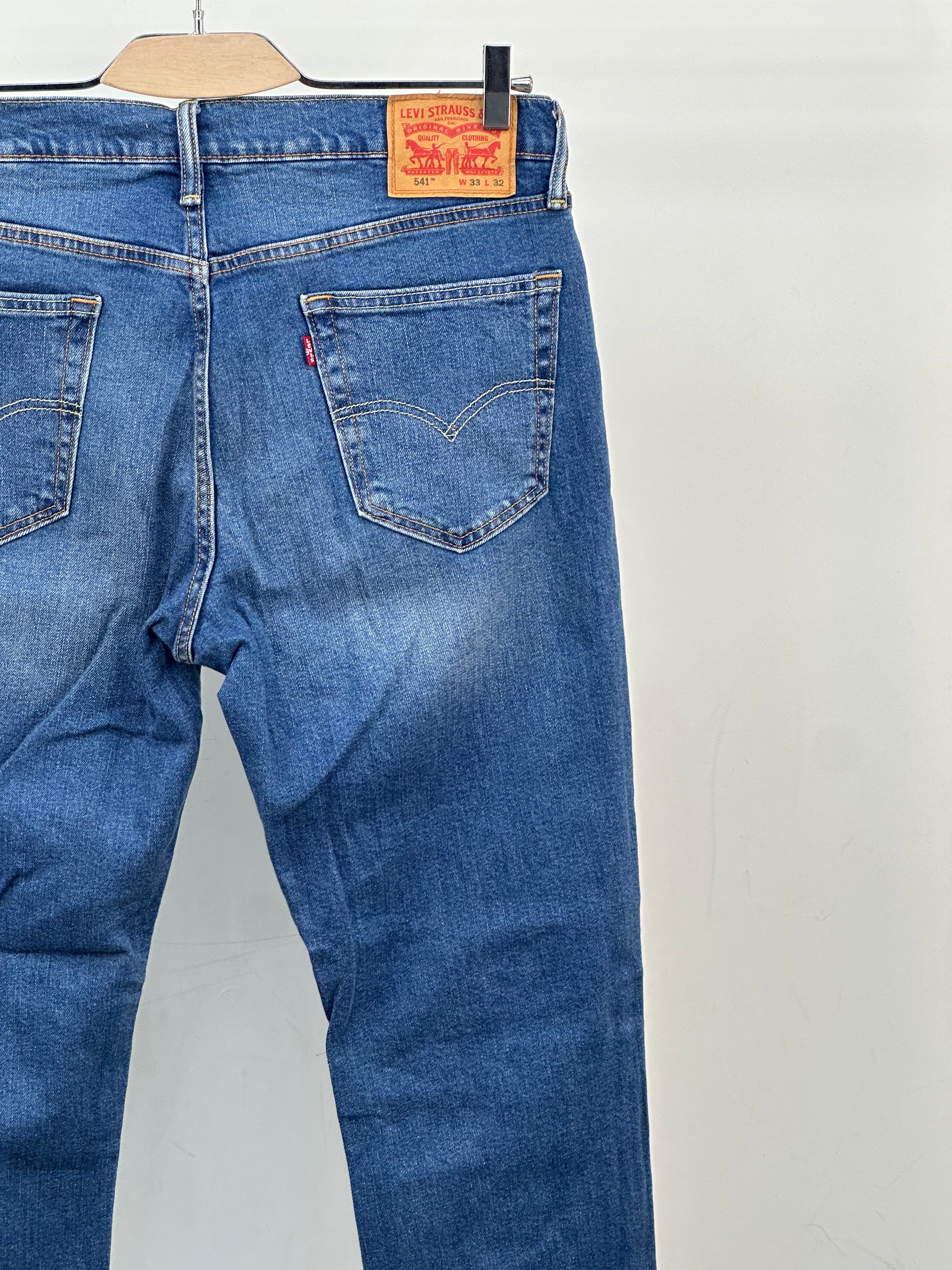 LEVI'S 541 STRAIGHT FIT TAGLIA: 47 ITA = W33 L32