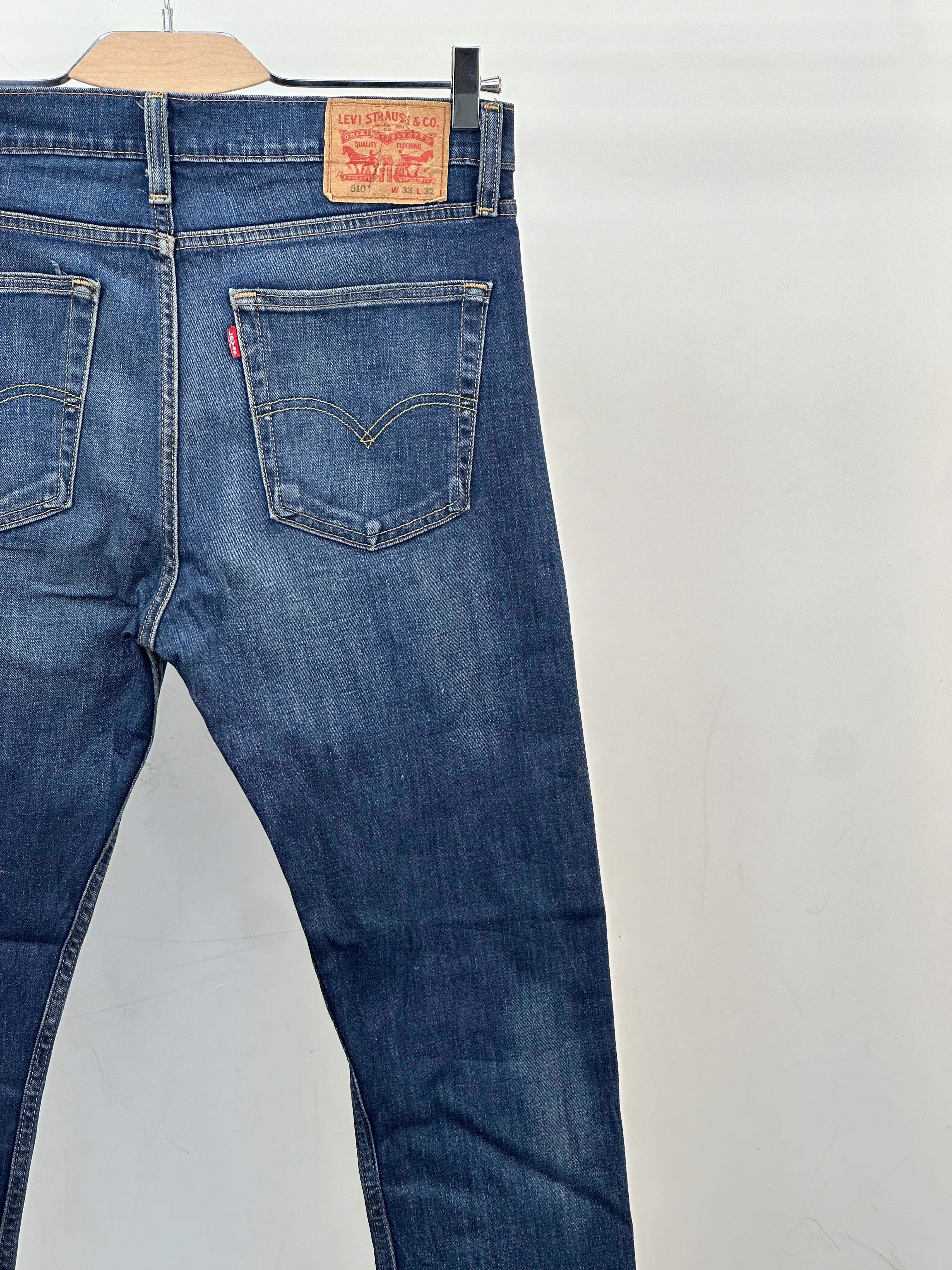 LEVI'S 510 SLIM FIT TAGLIA: 47 ITA = W33 L32