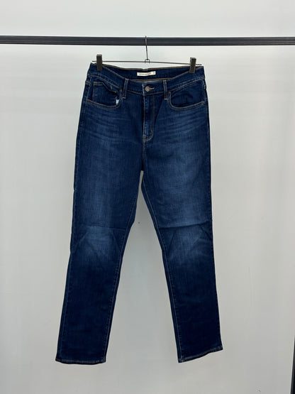 LEVI'S 724 HIGH RISE STRAIGHT TAGLIA: 45 ITA = W31