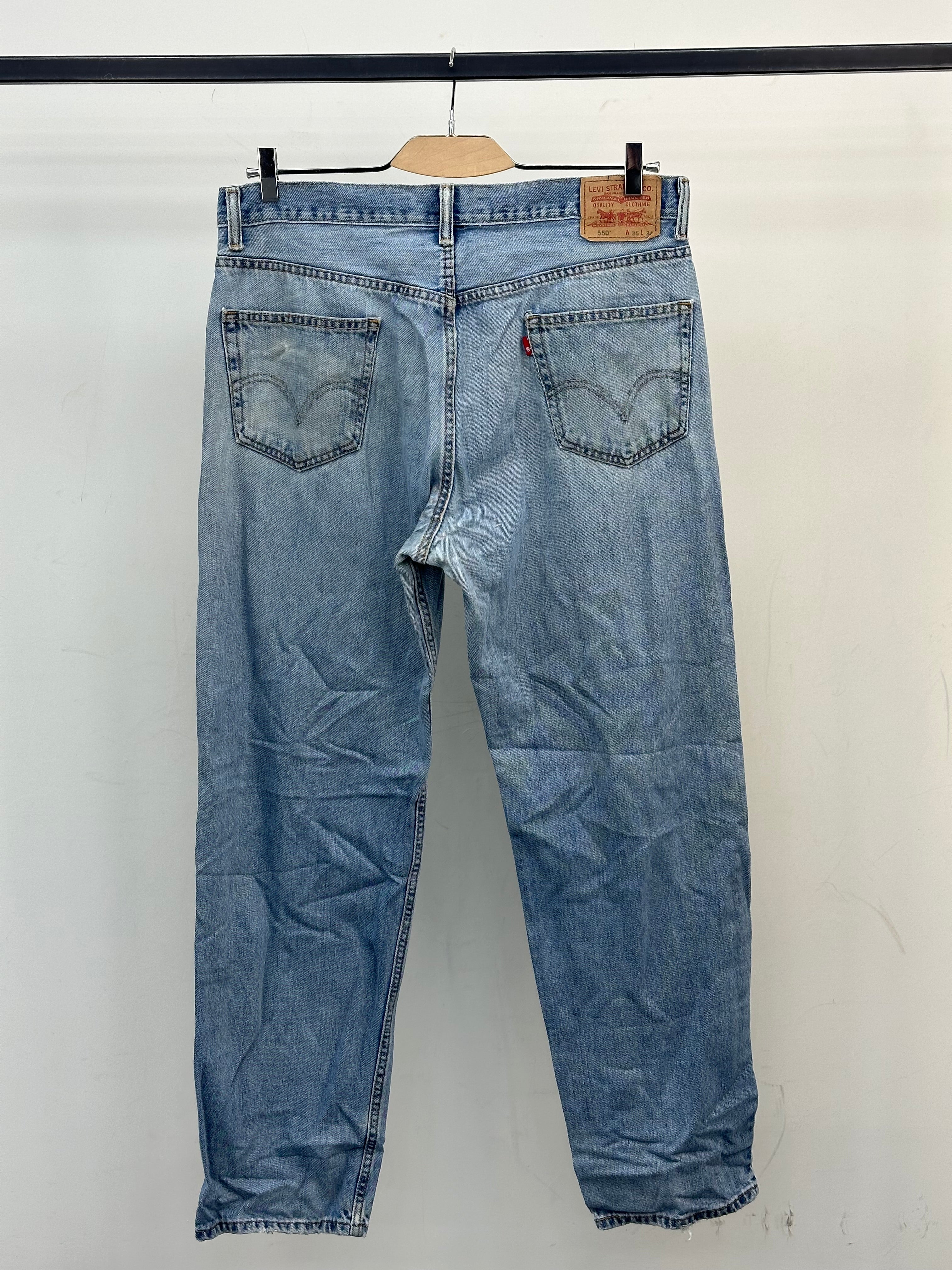 LEVI'S 550 RELAXED FIT TAGLIA: 50 ITA = W36 L34