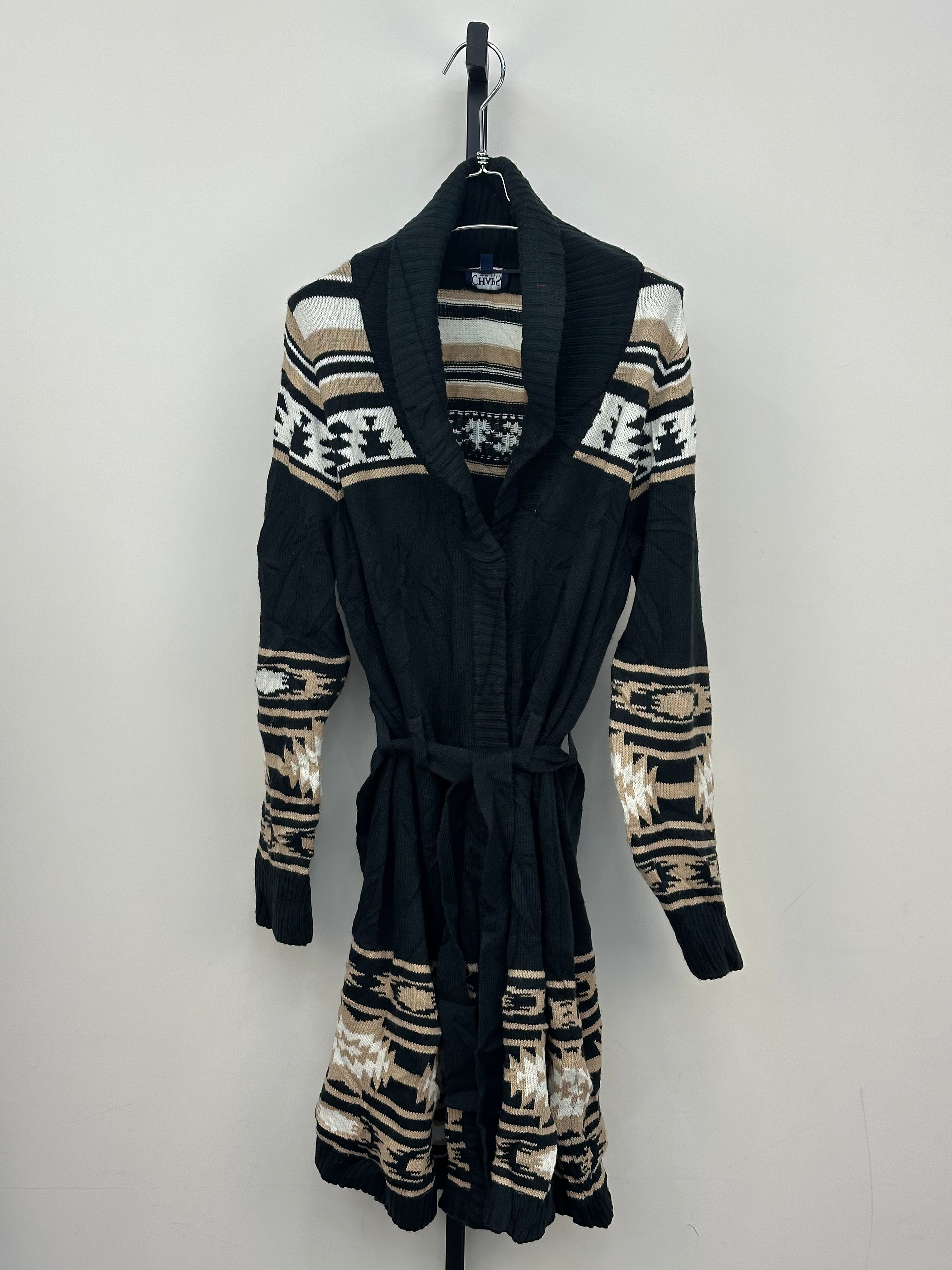CARDIGAN AZTECO CHAPS BY RALPH LAUREN DONNA TAGLIA: L
