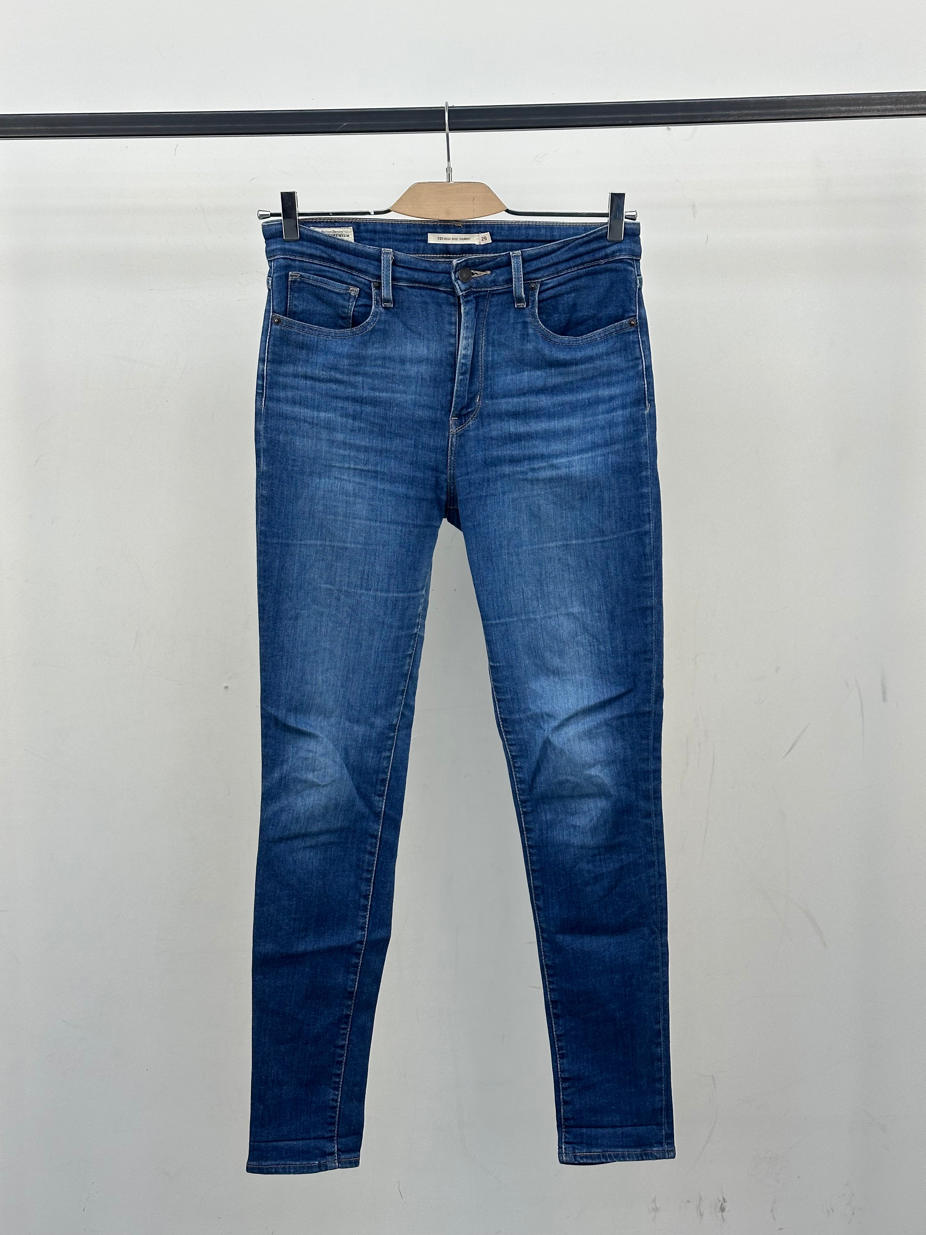 LEVI'S 721 HIGH RISE SKINNY FIT TAGLIA: 43 ITA = W29 L32