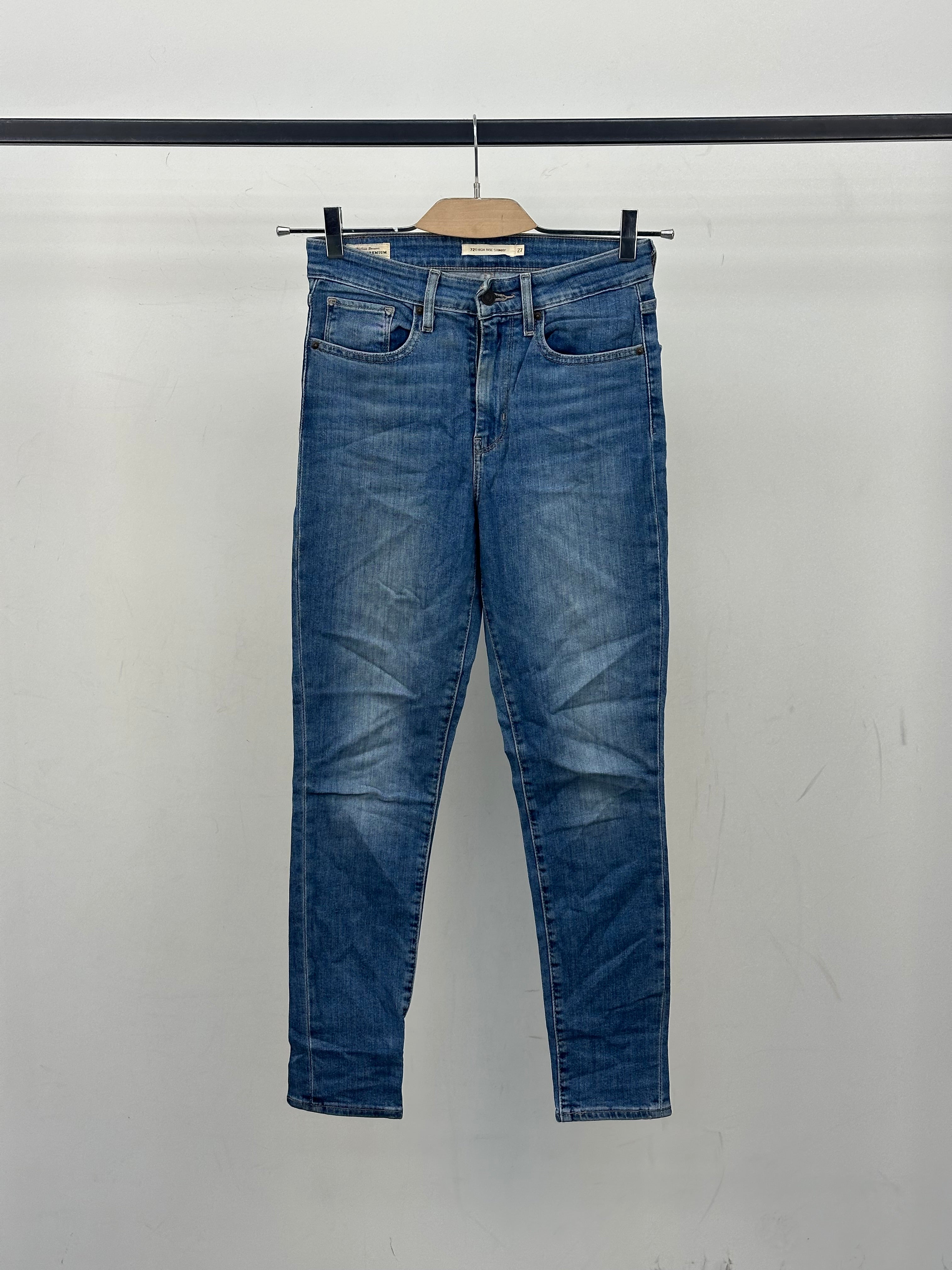 LEVI'S 721 HIGH RISE SKINNY FIT TAGLIA: 41 ITA = W27 L28
