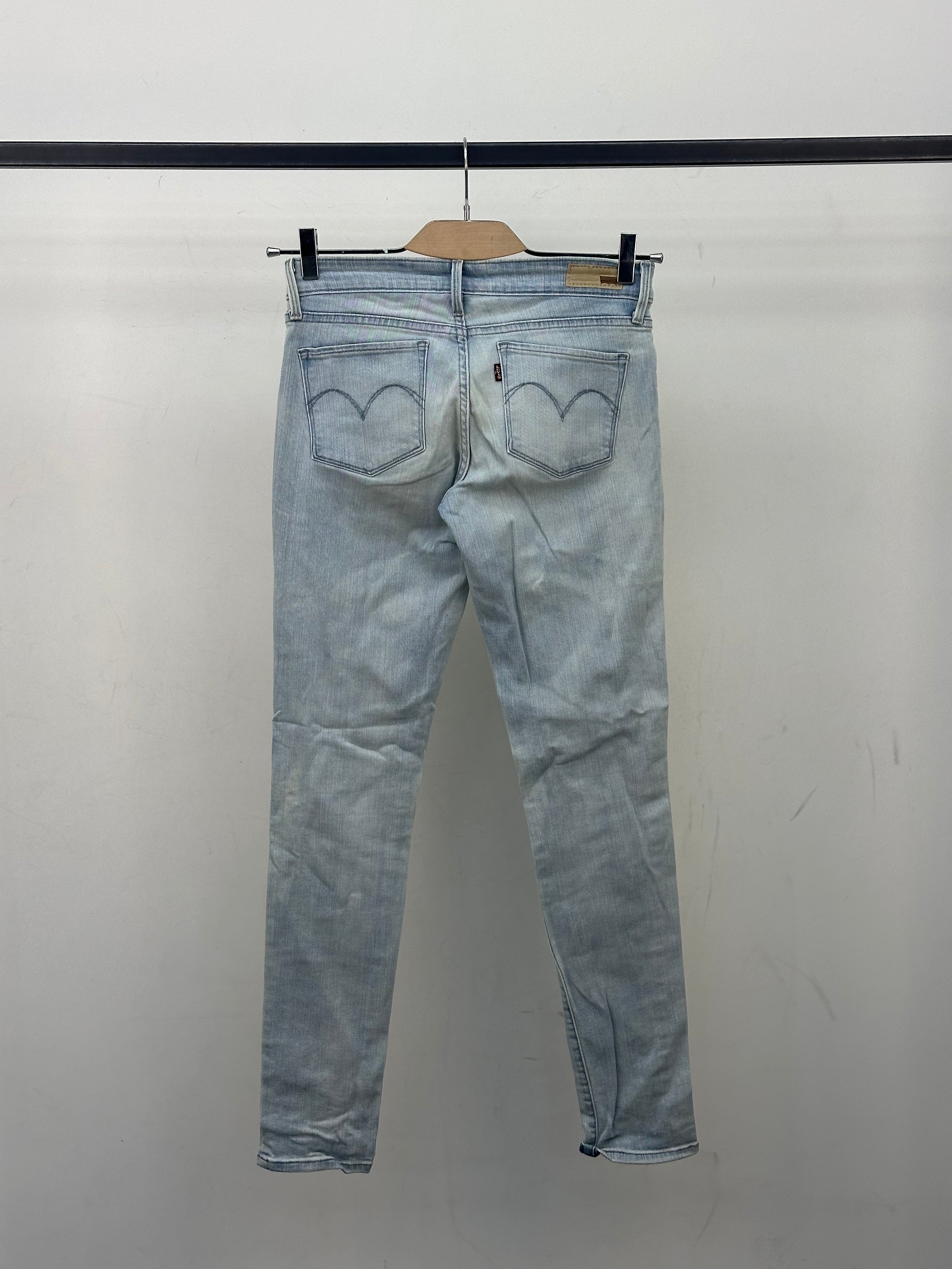 LEVI'S MID RISE SKINNY FIT TAGLIA: 41 ITA = W27