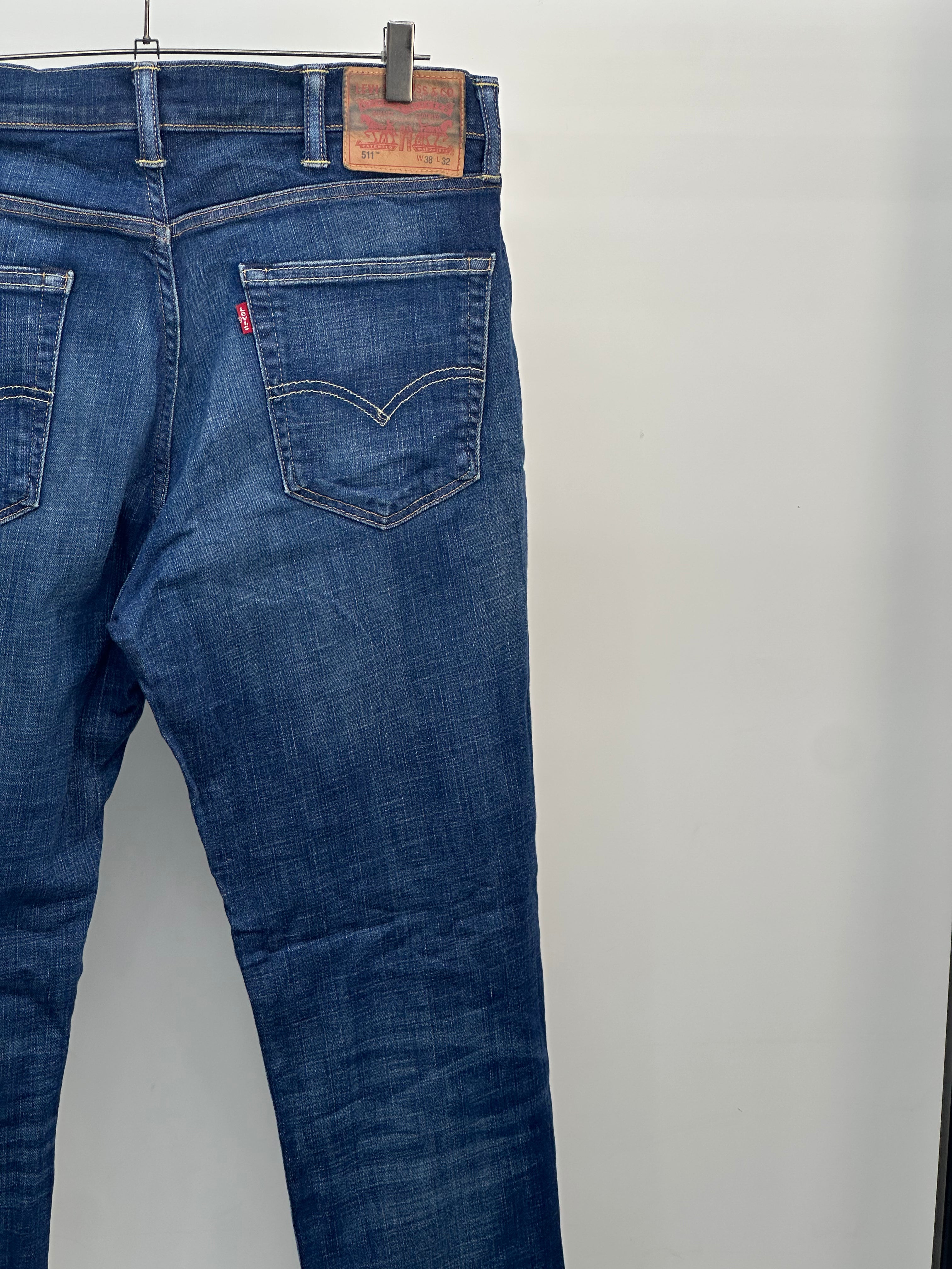 LEVI'S 511 SLIM FIT TAGLIA: 52 ITA = W38 L32
