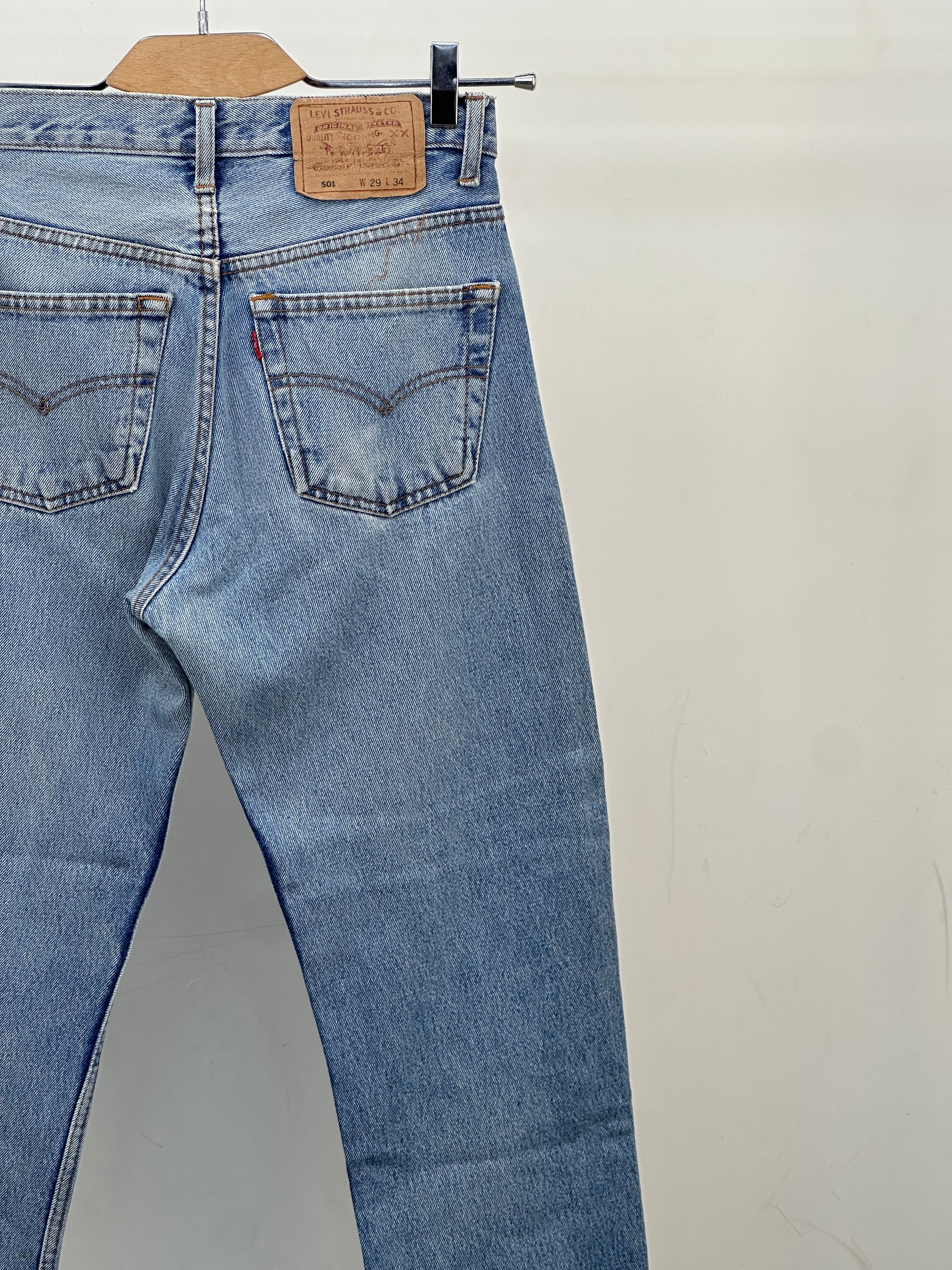 LEVI'S 501 REGULAR FIT TAGLIA: 43 ITA = W29 L34