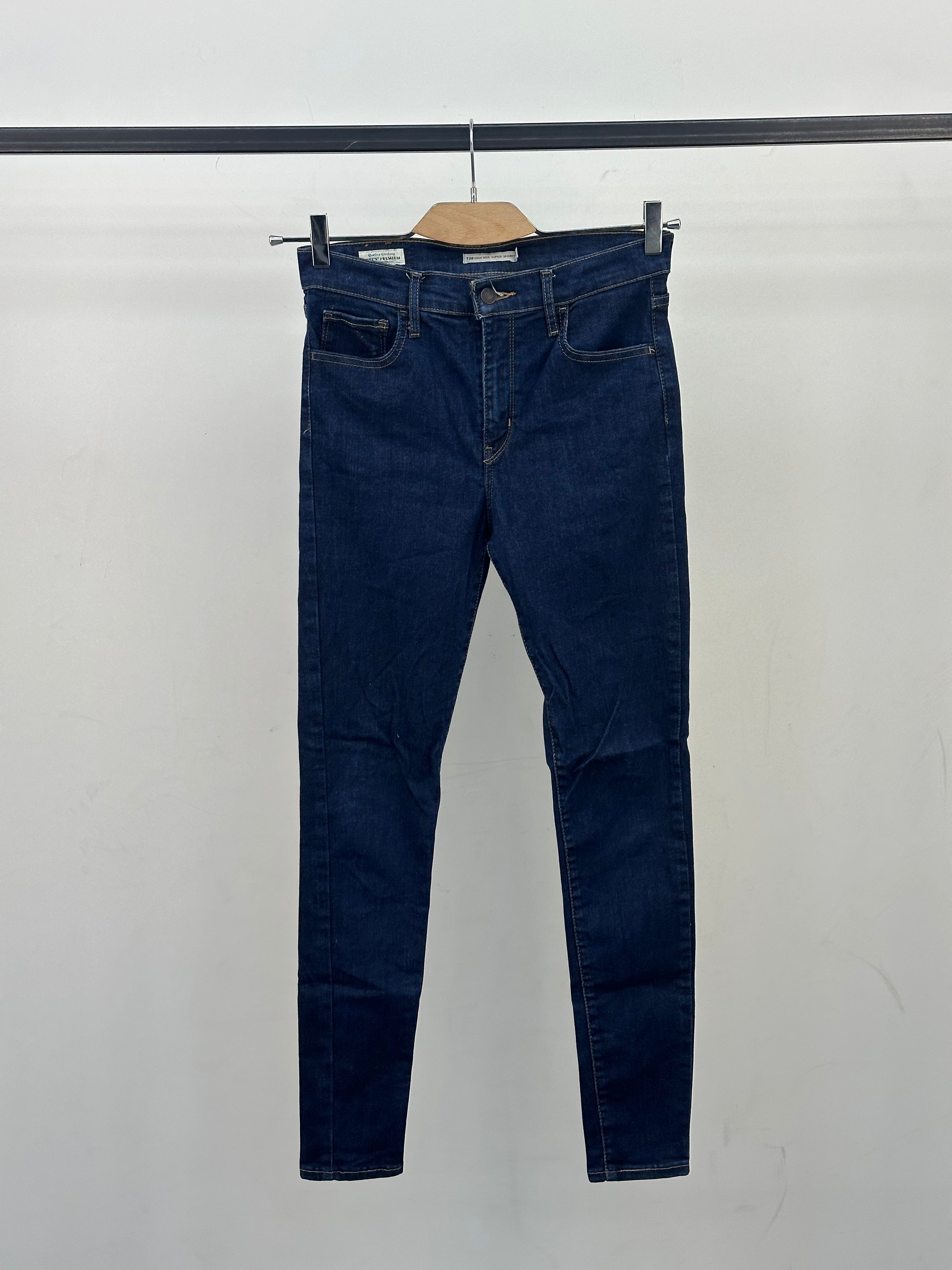 LEVI'S 720 HIGH RISE SUPER SKINNY FIT TAGLIA: 42 ITA = W28 L30