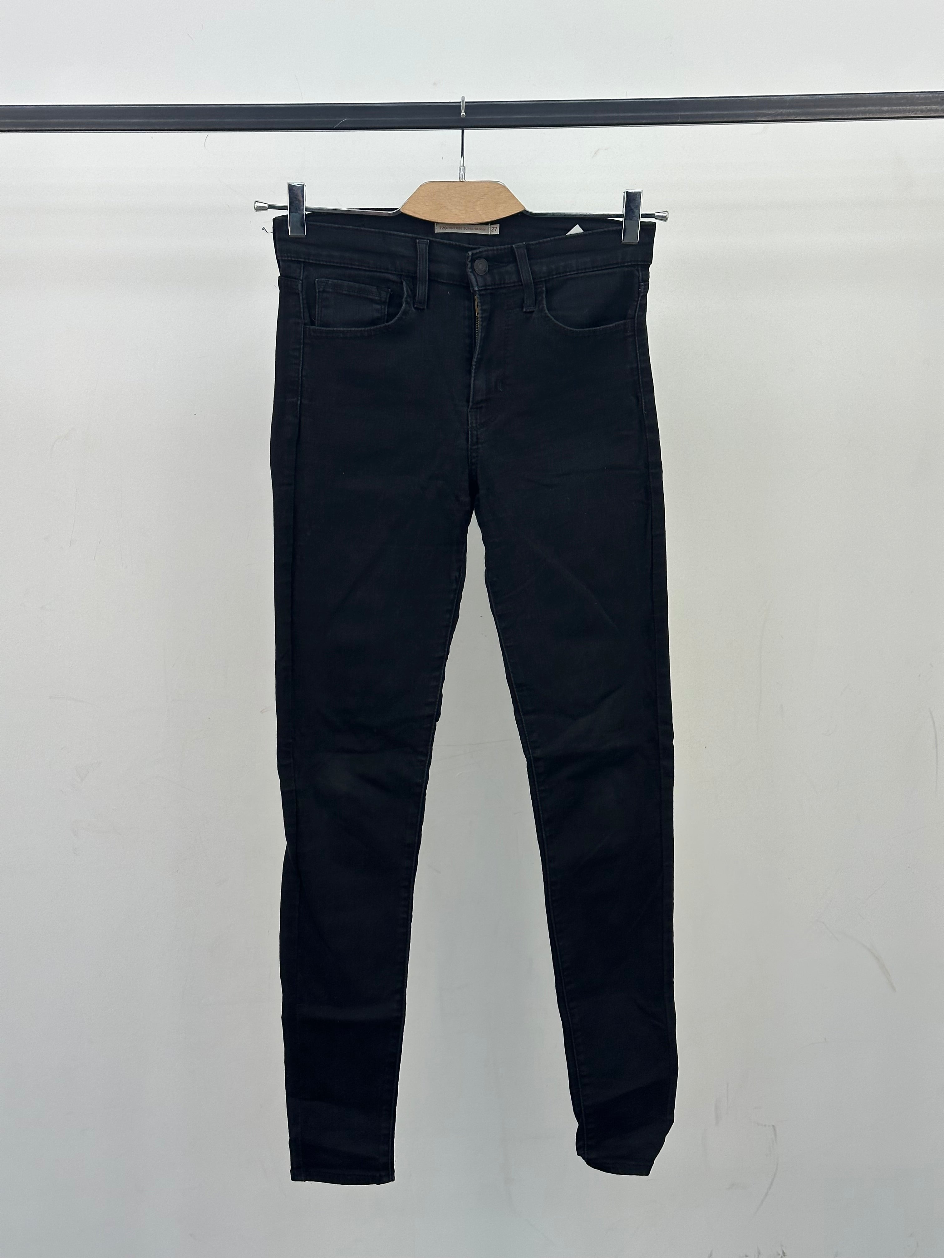 LEVI'S 720 HIGH RISE SUPER SKINNY FIT TAGLIA: 41 ITA = W27 L32