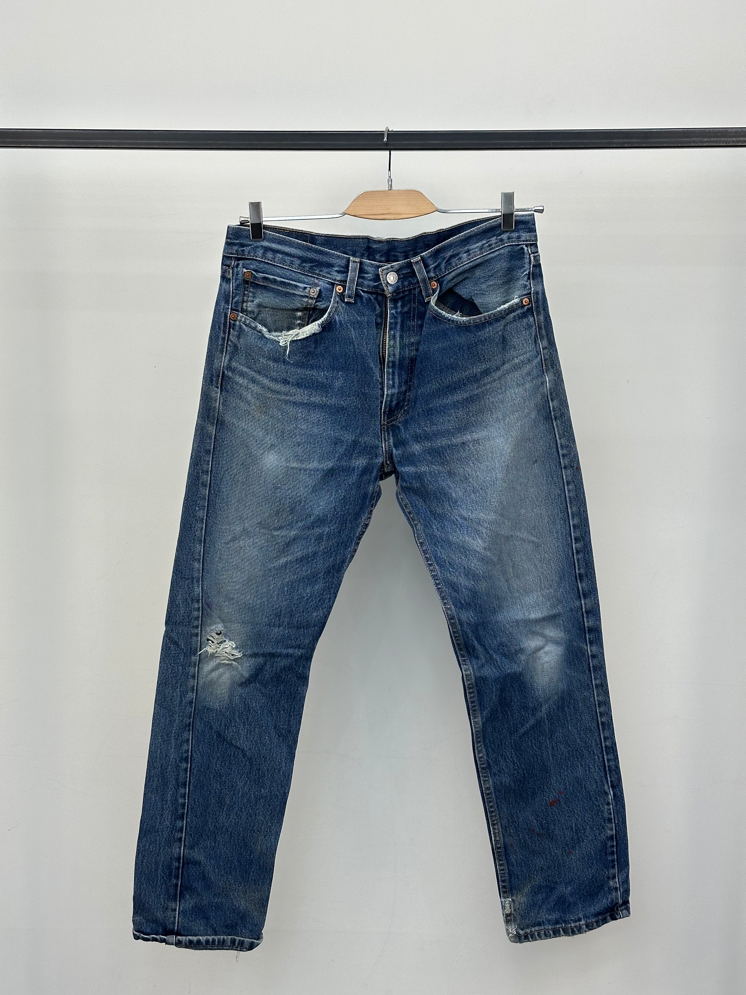 LEVI'S 505 STRAIGHT TAGLIA: 47 ITA = W33 L32