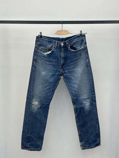 LEVI'S 505 STRAIGHT TAGLIA: 47 ITA = W33 L32