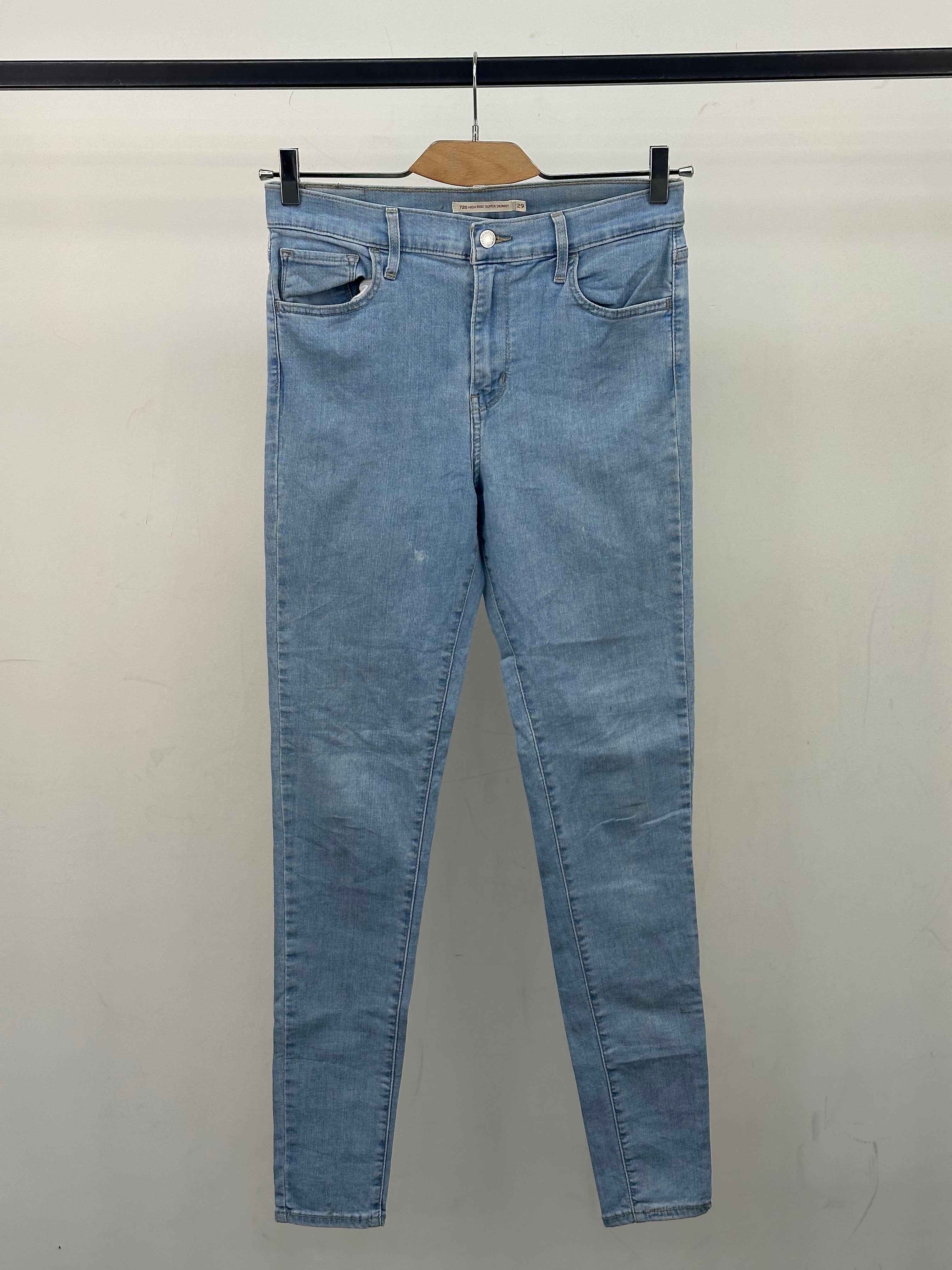 LEVI'S 720 HIGH RISE SUPER SKINNY: 43 ITA = W29 L32