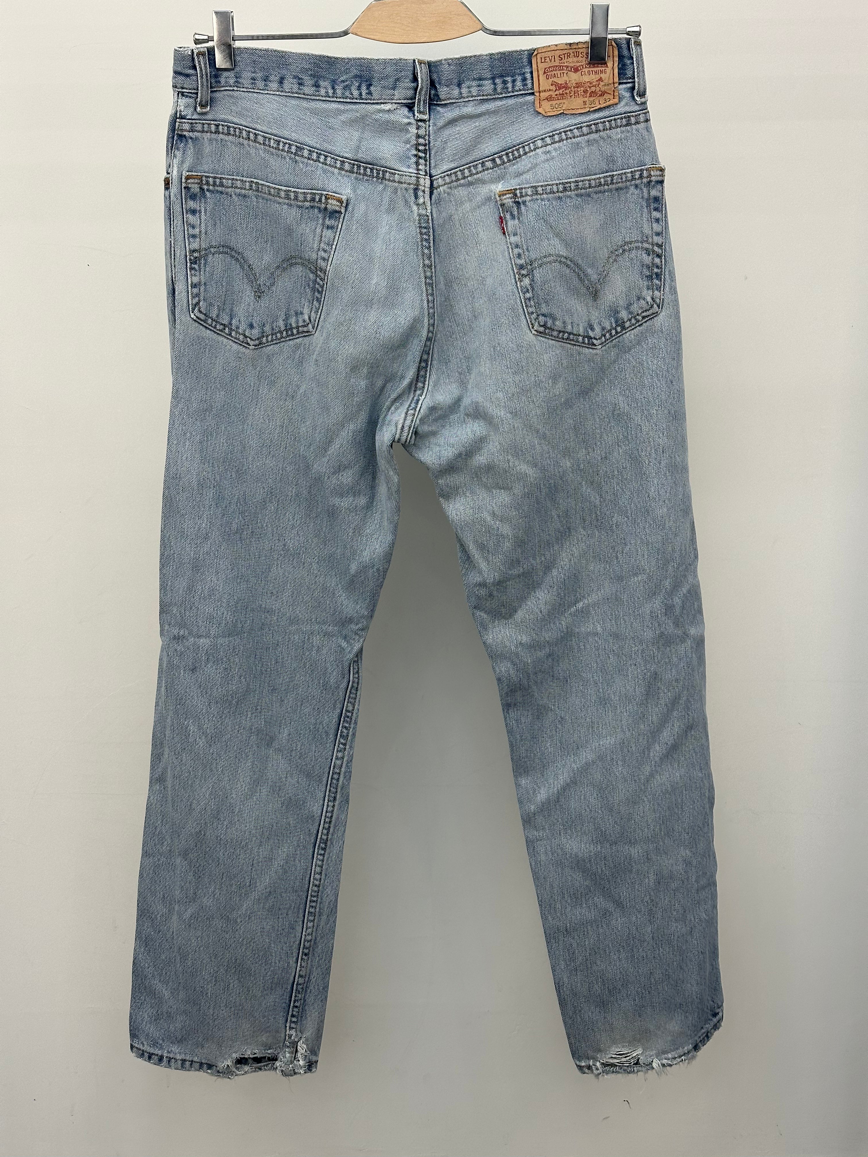 LEVI'S 505 STRAIGHT FIT TAGLIA: 50 ITA = W36 L32