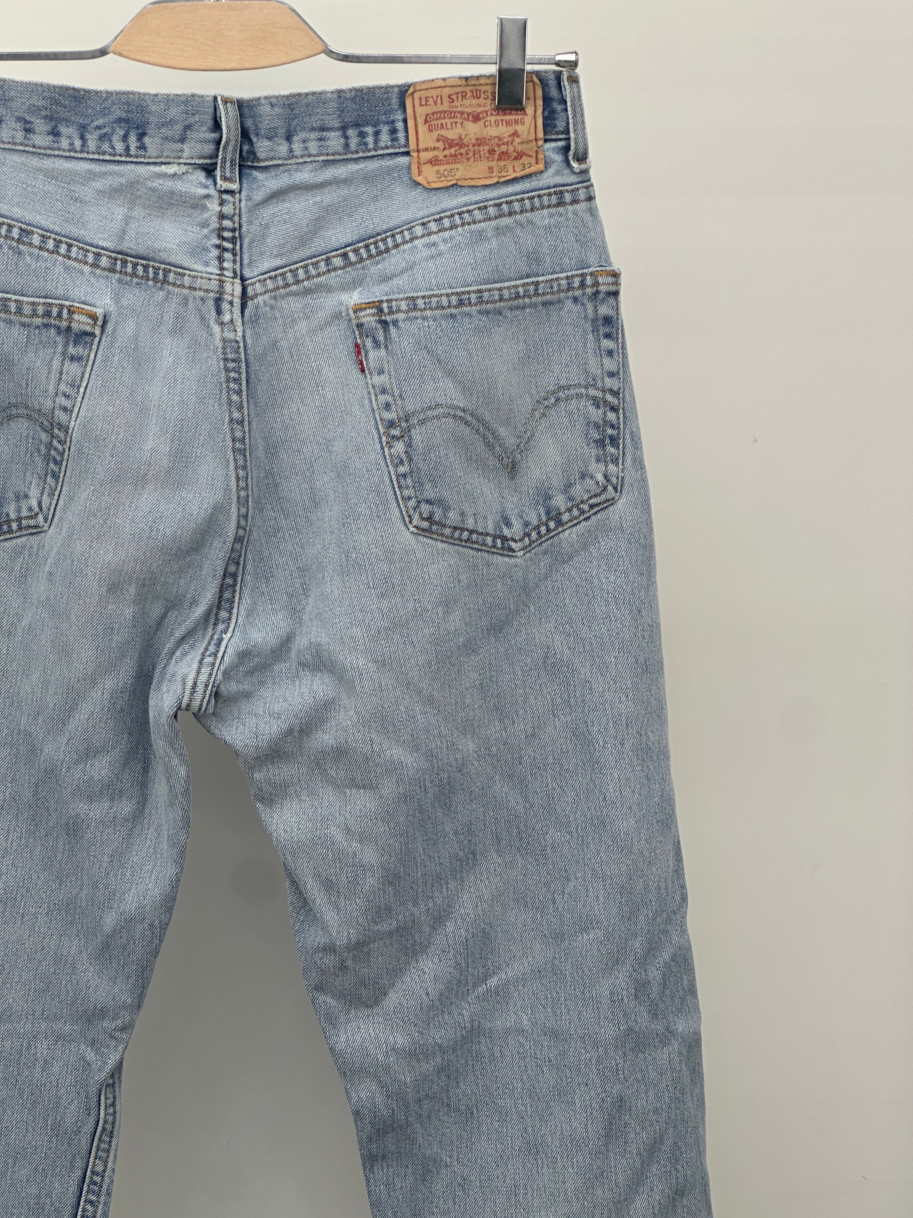 LEVI'S 505 STRAIGHT FIT TAGLIA: 50 ITA = W36 L32