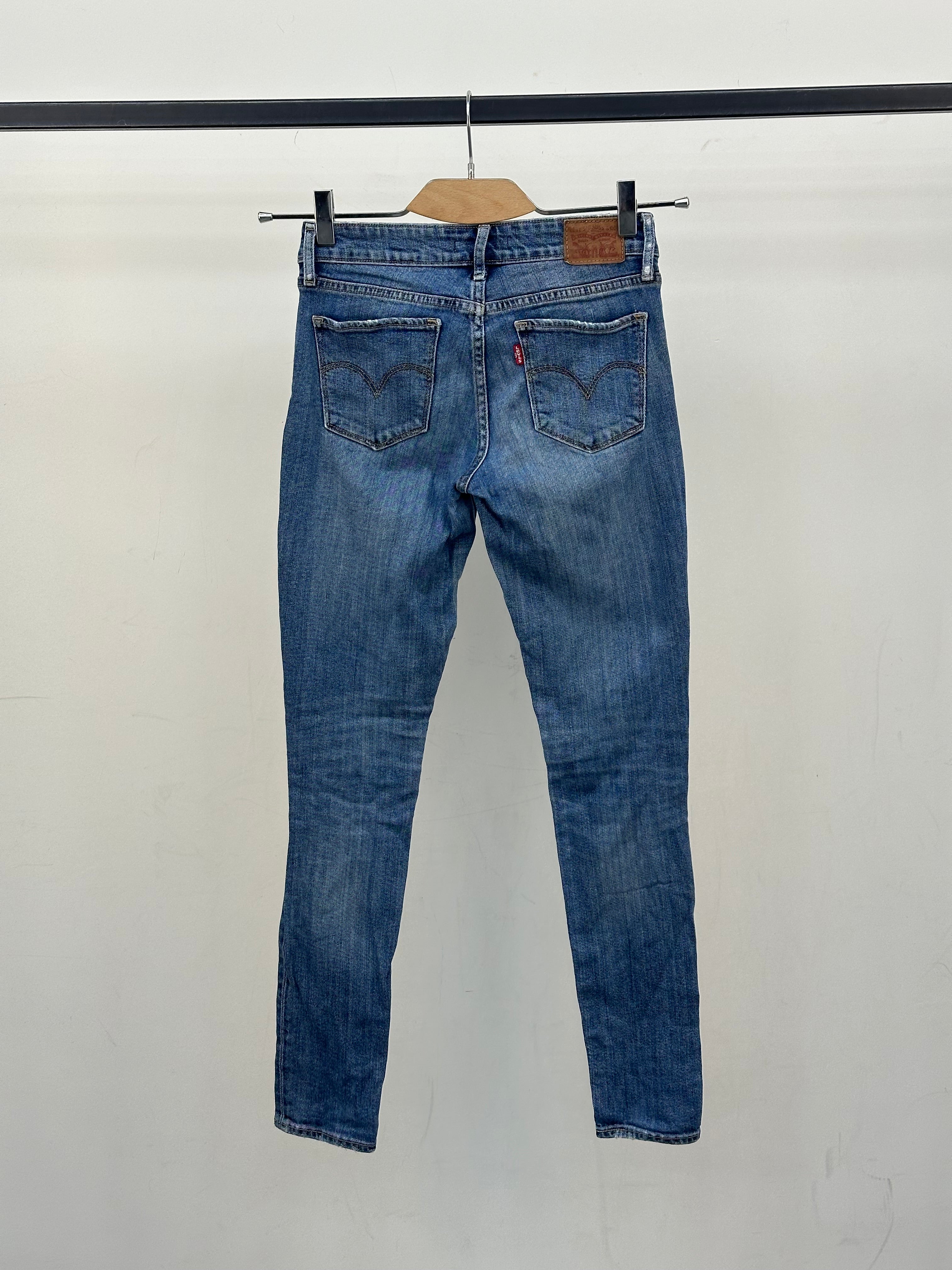 LEVI'S 711 SKINNY : 39 ITA = W25 L30