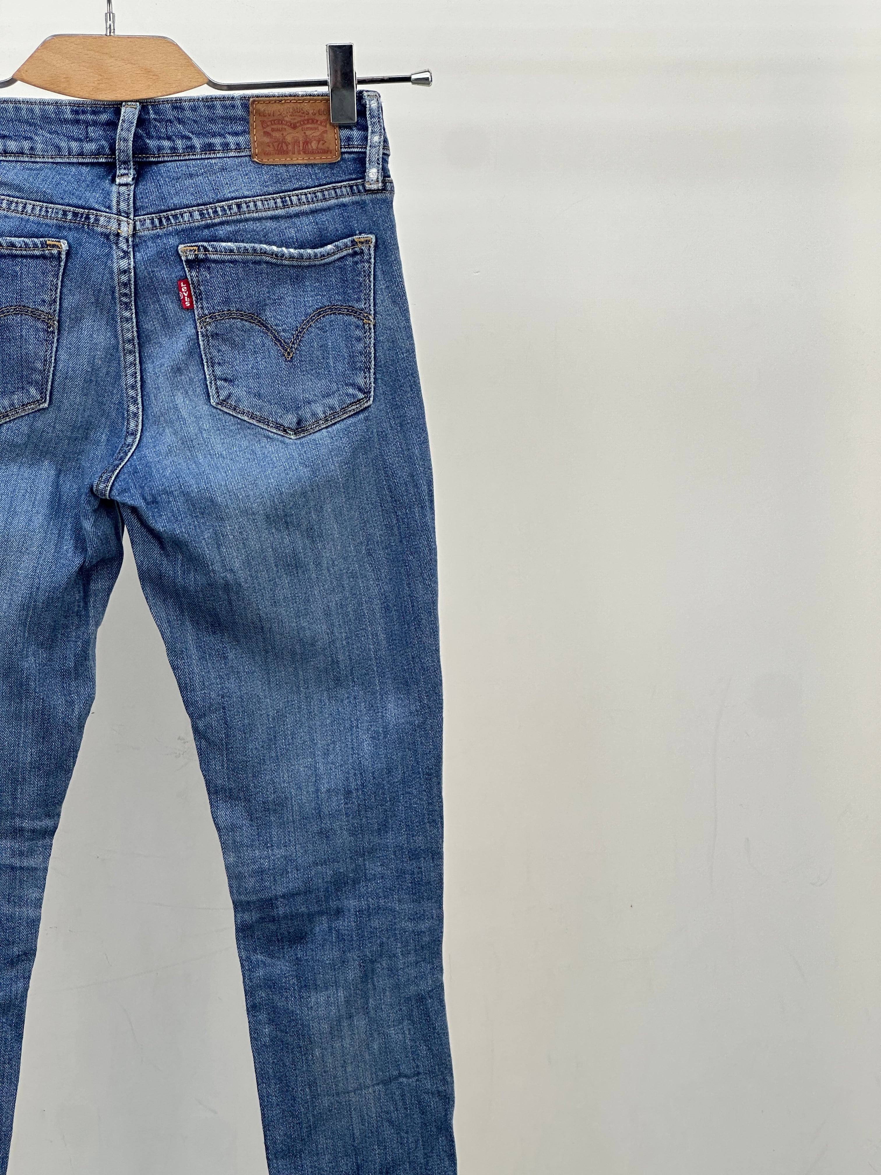 LEVI'S 711 SKINNY : 39 ITA = W25 L30