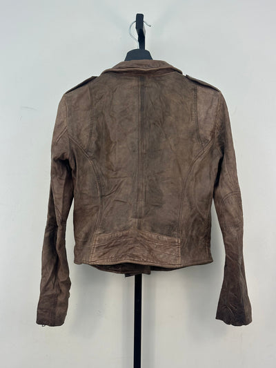 GIACCA CROPPED VERA PELLE TAGLIA: M