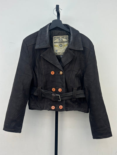 GIACCA CROPPED VERA PELLE TAGLIA: M