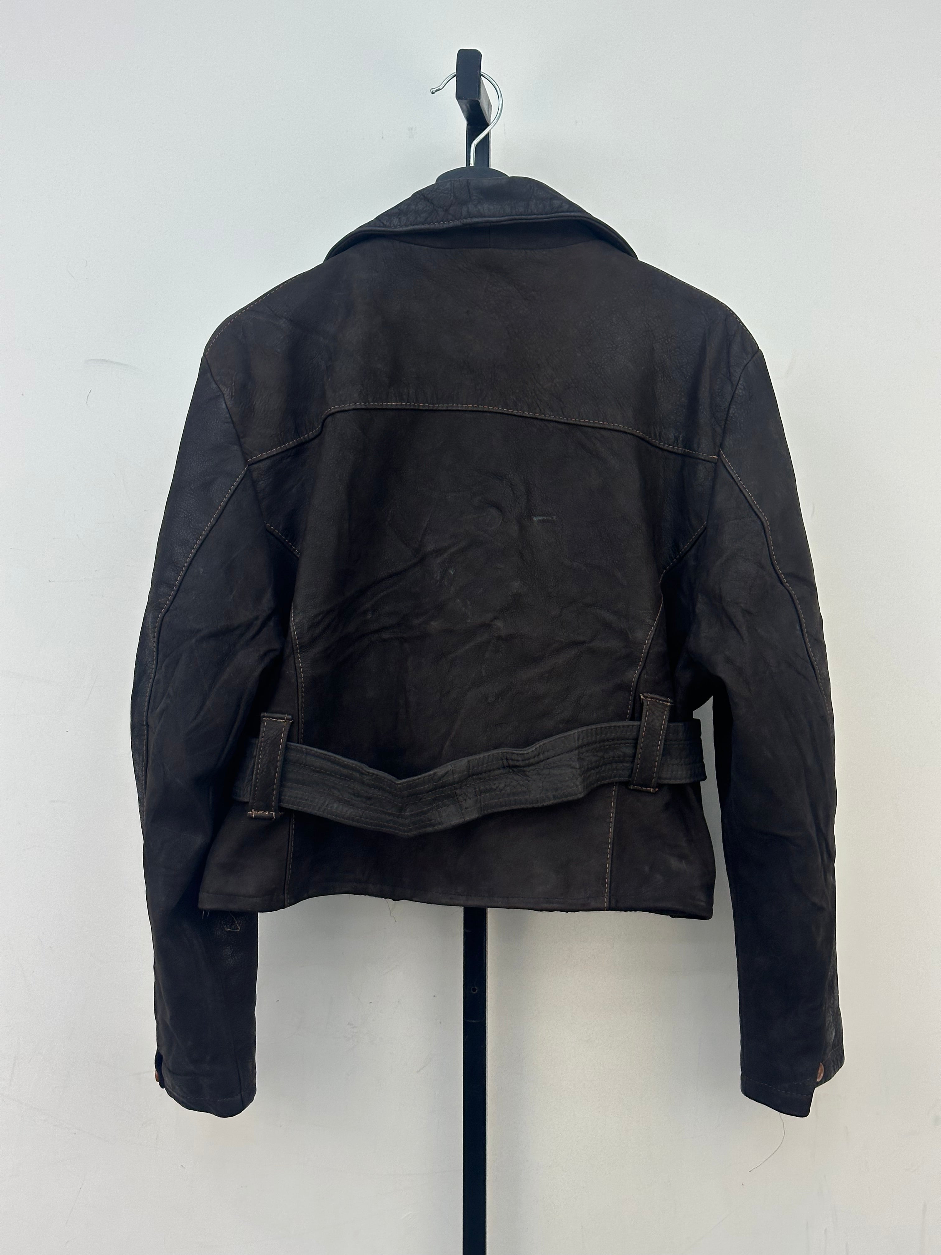 GIACCA CROPPED VERA PELLE TAGLIA: M