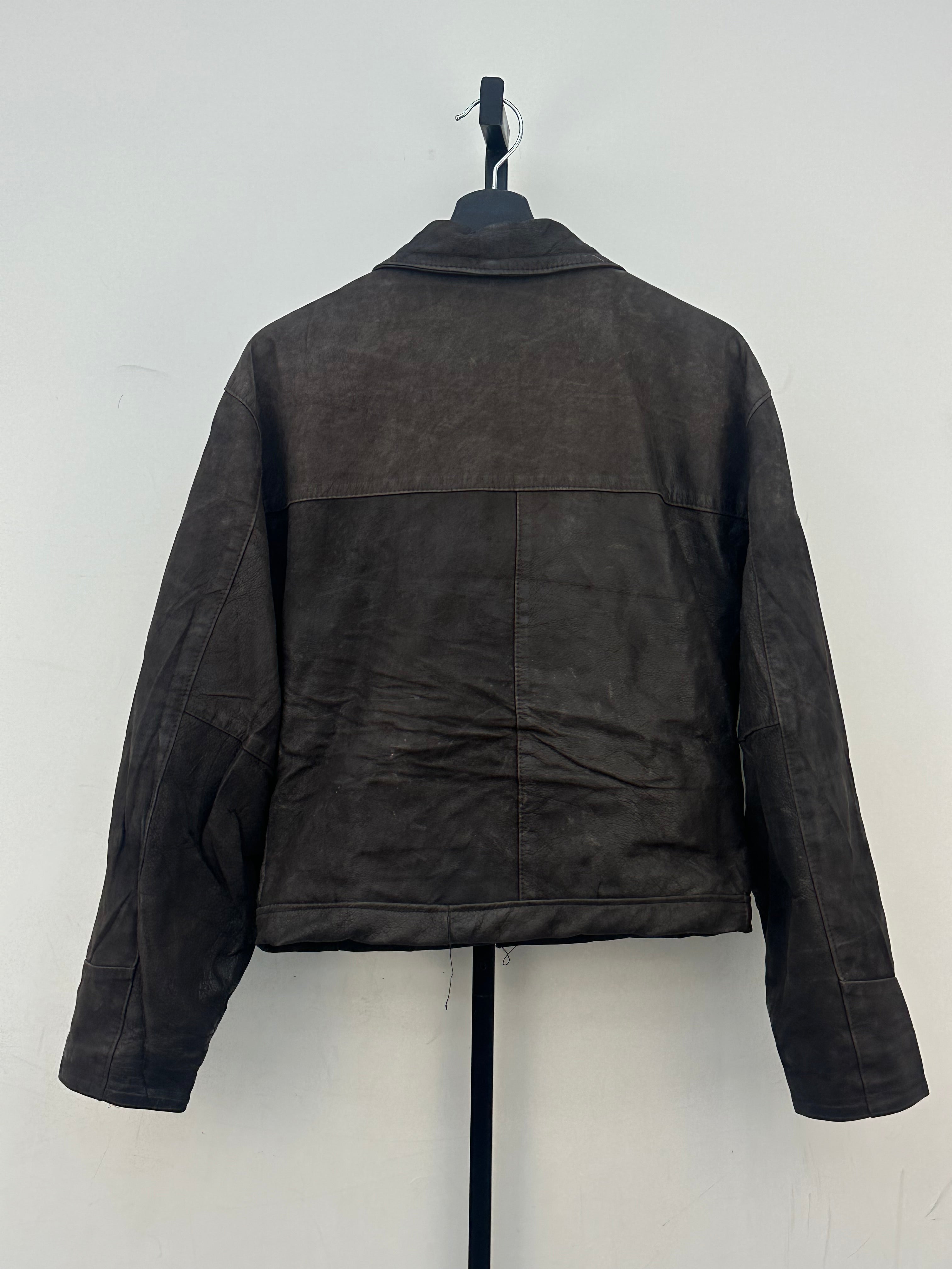 GIACCA CROPPED VERA PELLE TAGLIA: M