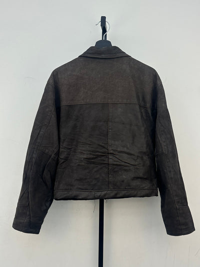 GIACCA CROPPED VERA PELLE TAGLIA: M