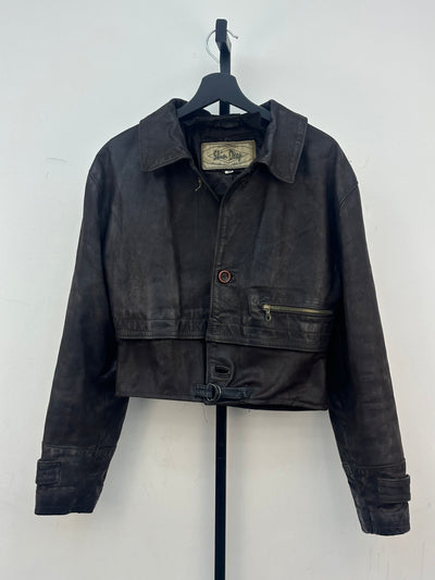 GIACCA CROPPED VERA PELLE TAGLIA: M