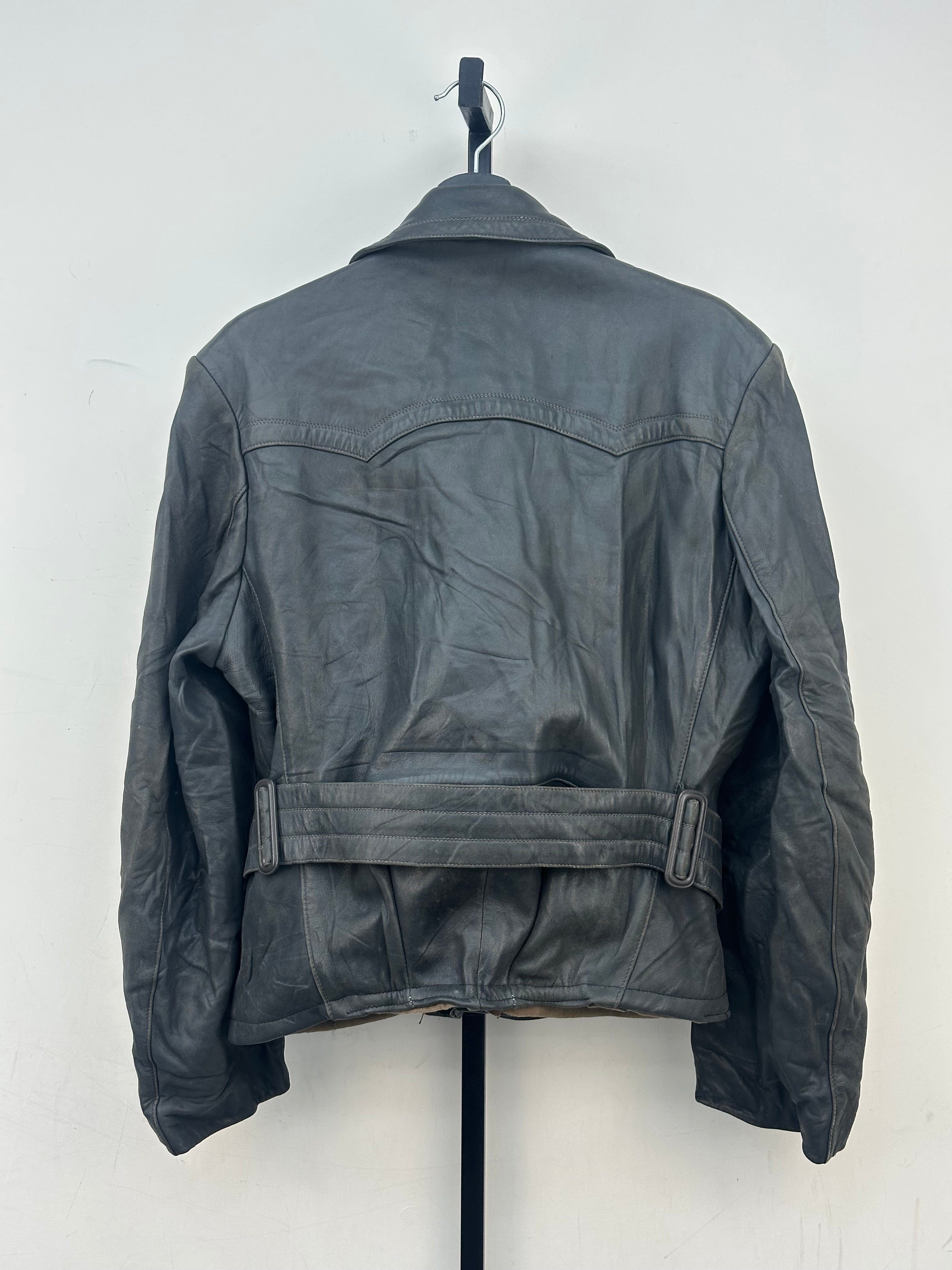 GIACCA CROPPED VERA PELLE TAGLIA: L