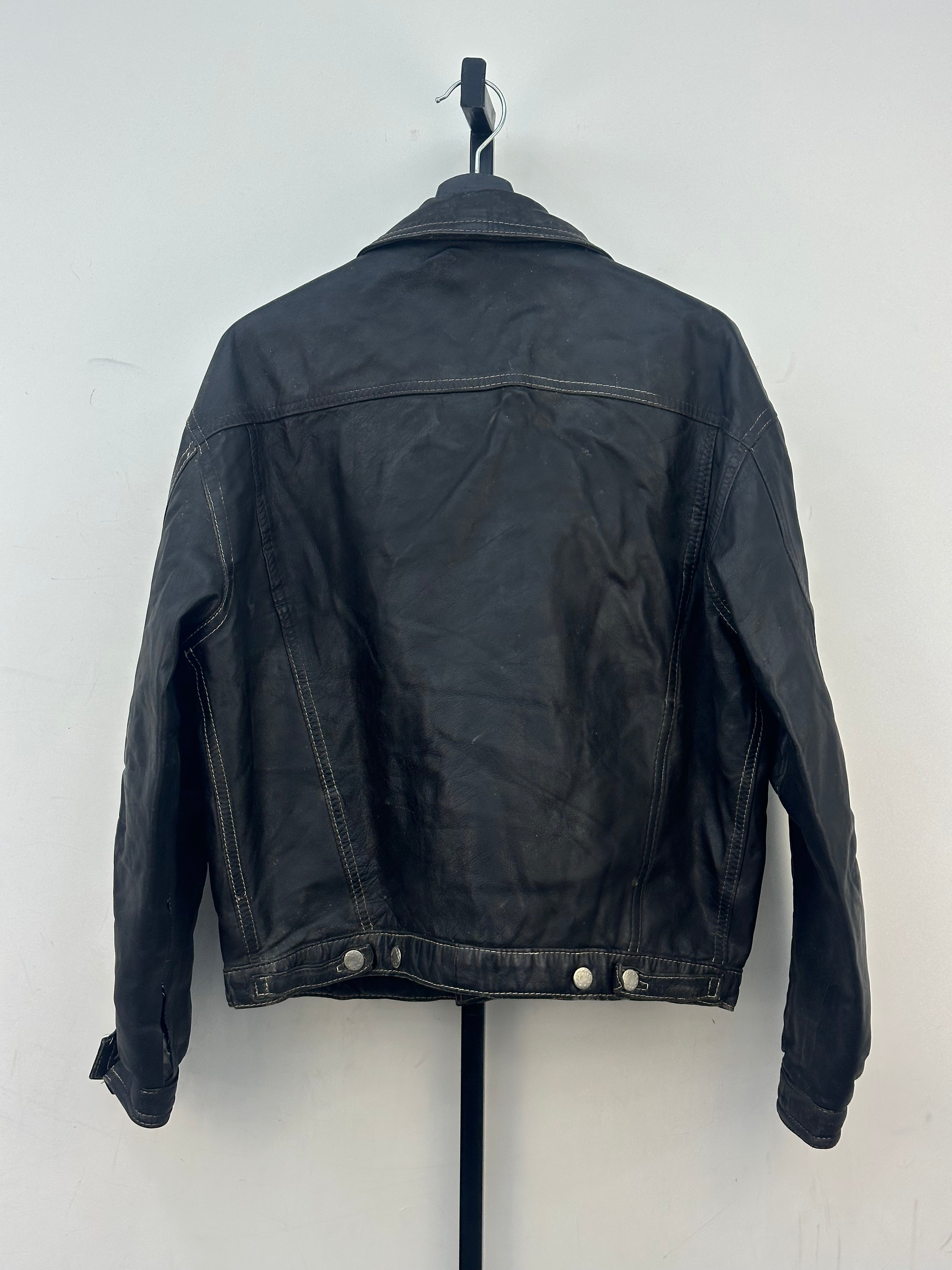 GIACCA CROPPED VERA PELLE TAGLIA: L