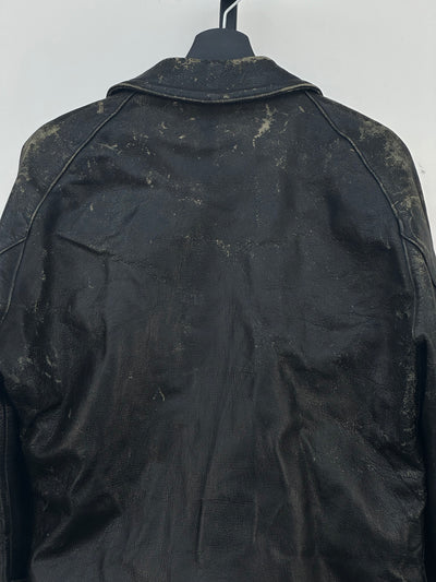 GIACCA CROPPED VERA PELLE TAGLIA: L
