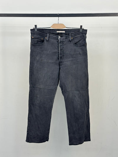 LEVI'S RIBCAGE STRAIGHT ANKLE FIT TAGLIA: 47 ITA = W33 L27