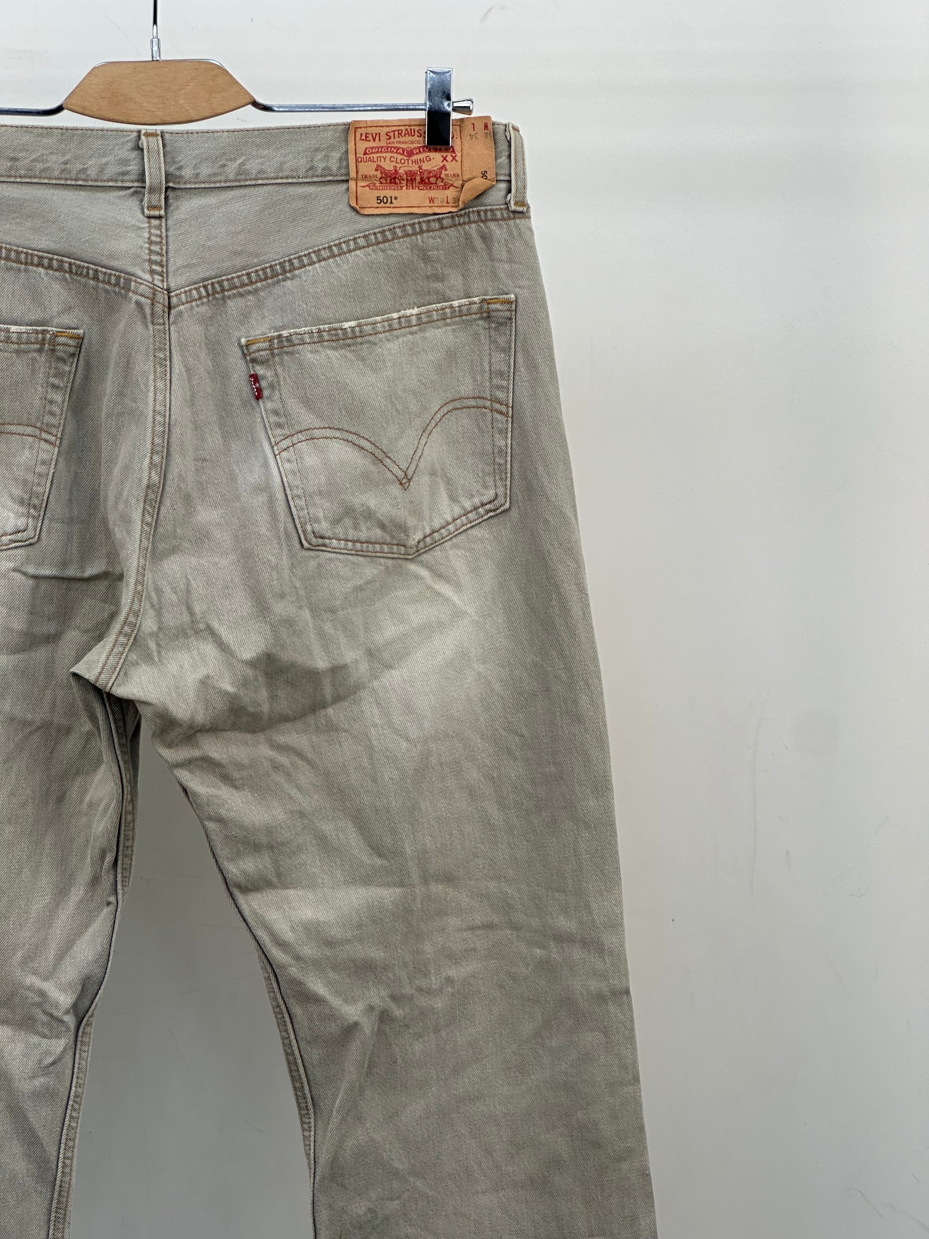 LEVI'S 501 REGULAR FIT TAGLIA: 52 ITA = W38 L34