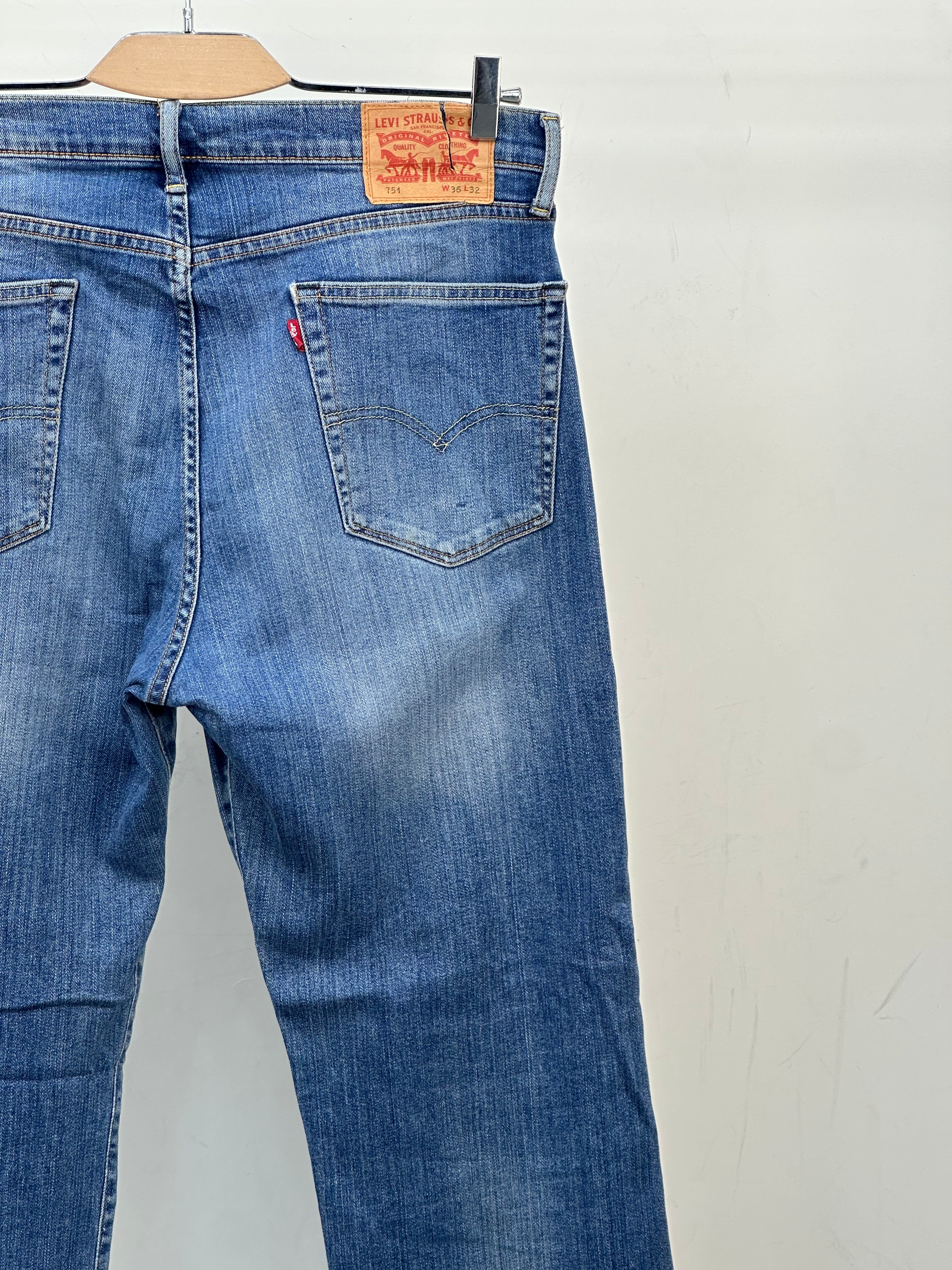 LEVI'S 751 SLIM FIT TAGLIA: 50 ITA = W36 L32