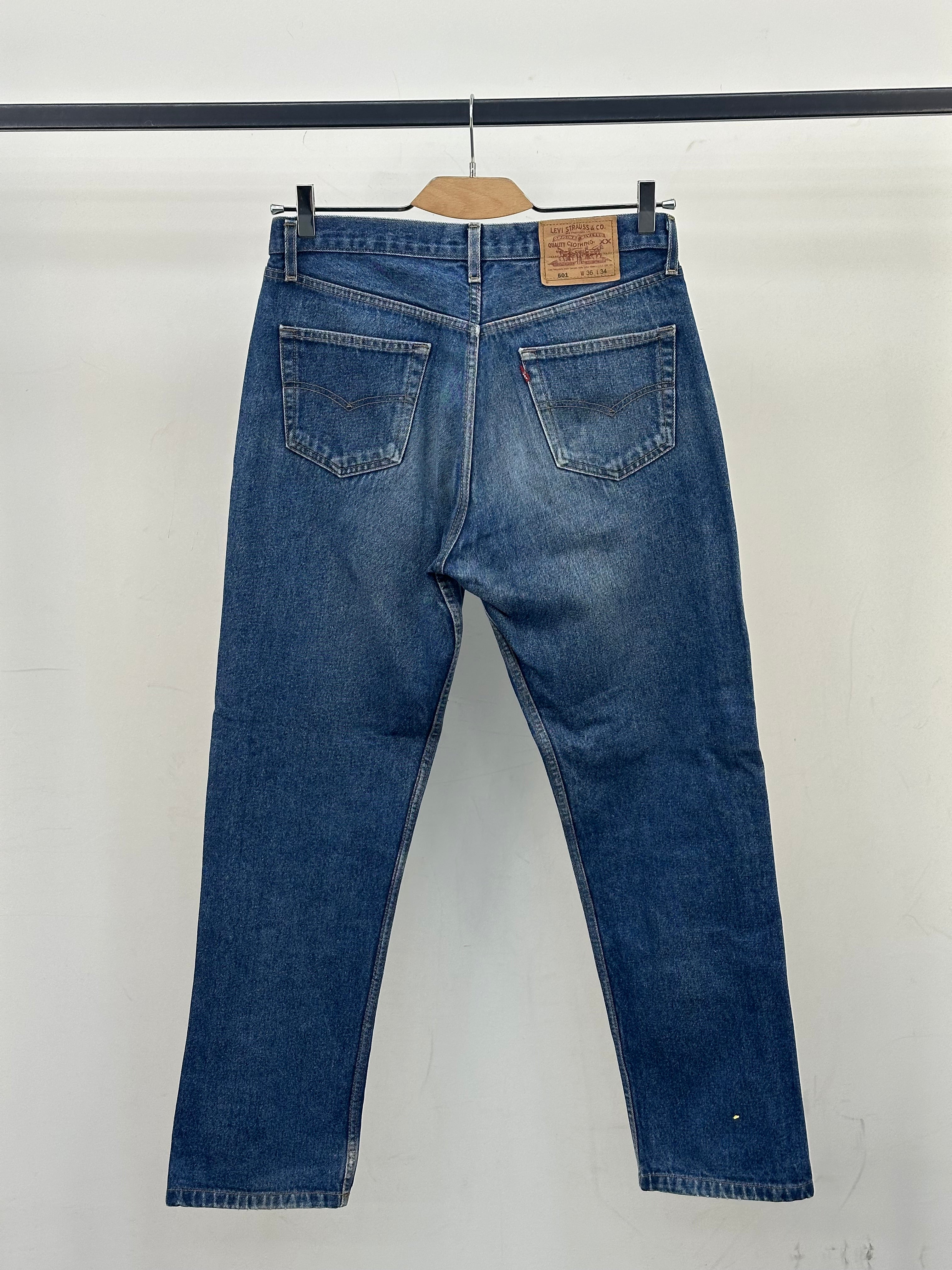 LEVI'S 501 REGULAR FIT: 50 ITA = W36 L34
