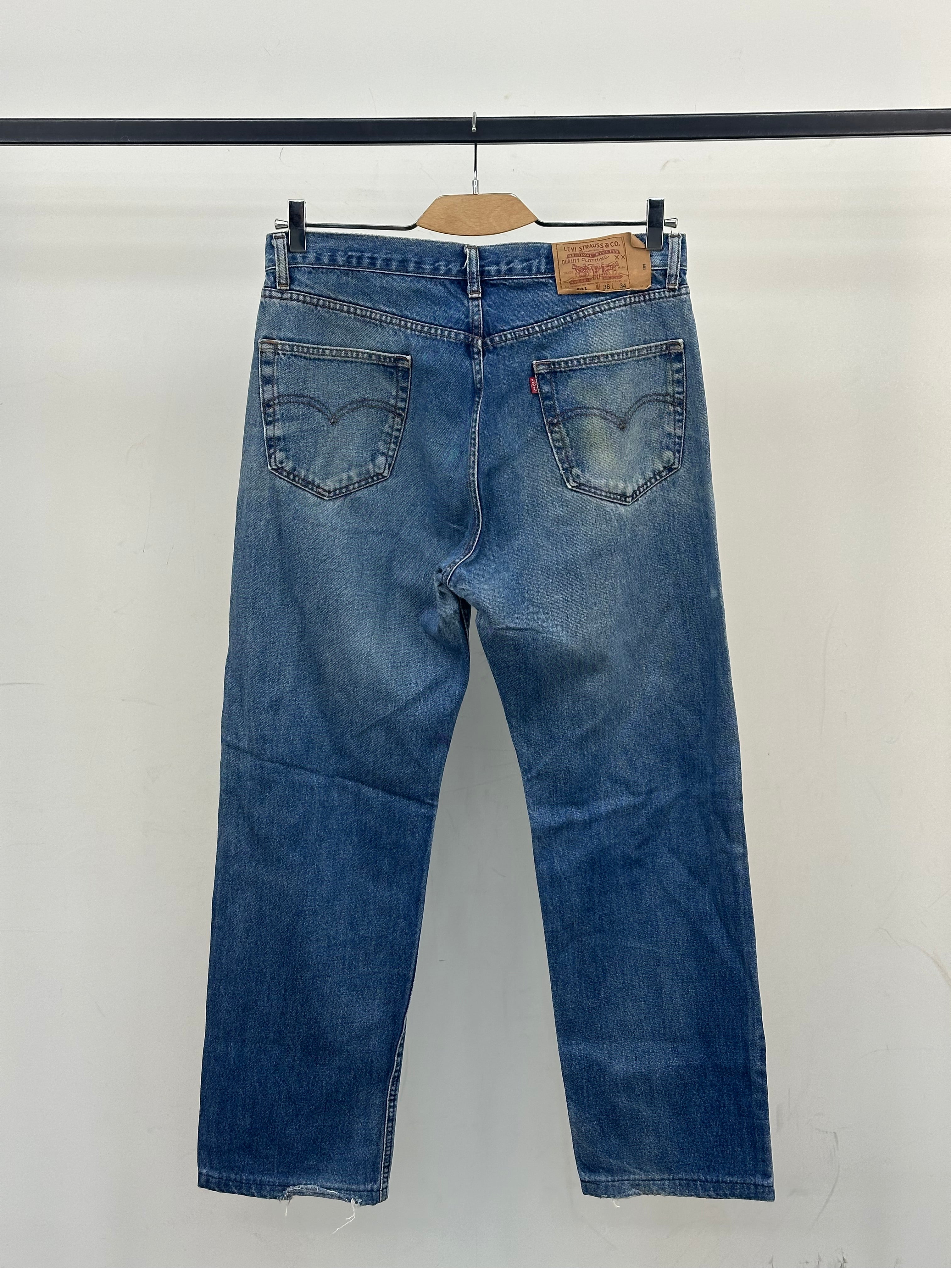 LEVI'S 501 REGULAR FIT: 50 ITA = W36 L34