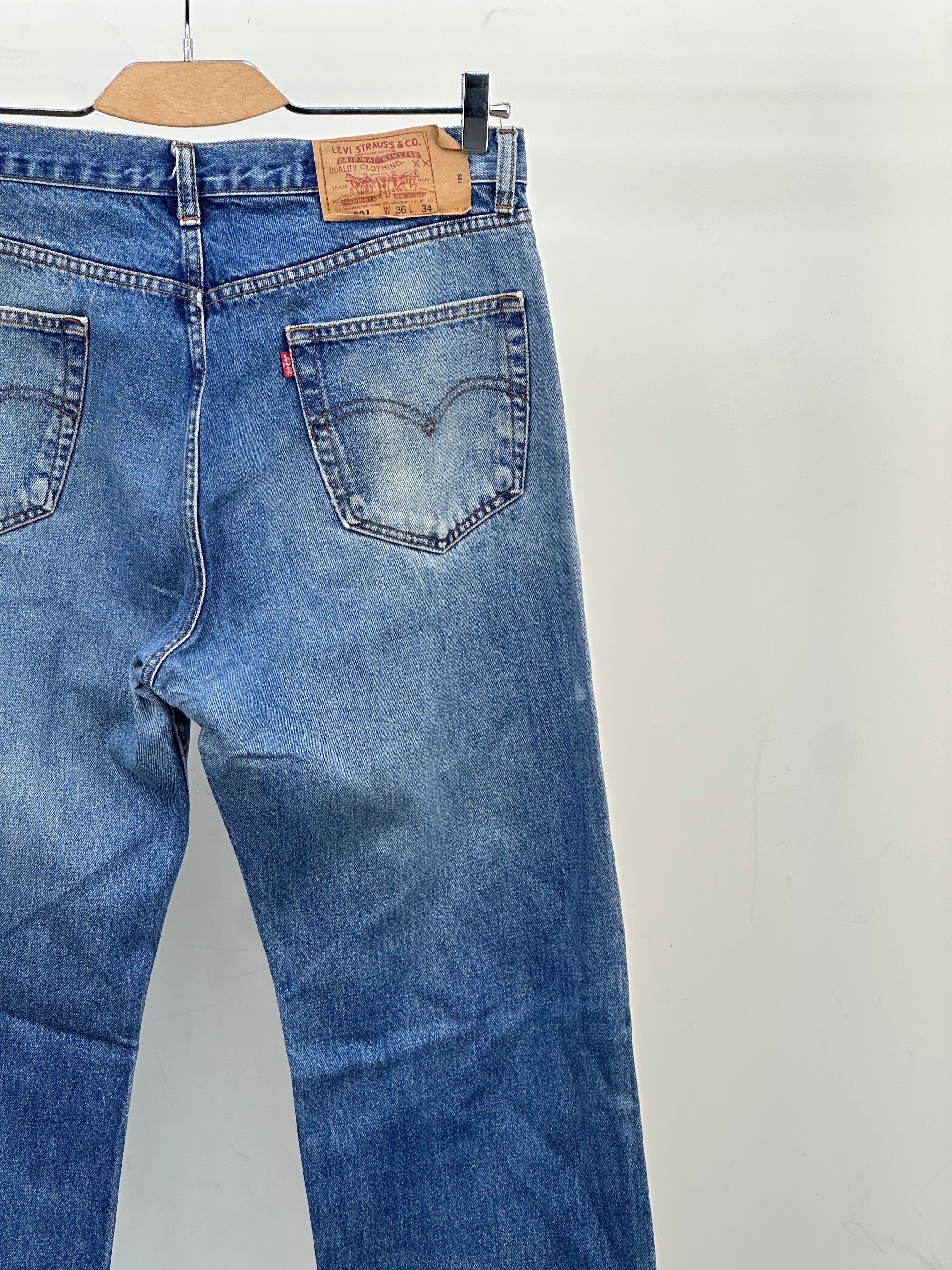 LEVI'S 501 REGULAR FIT: 50 ITA = W36 L34