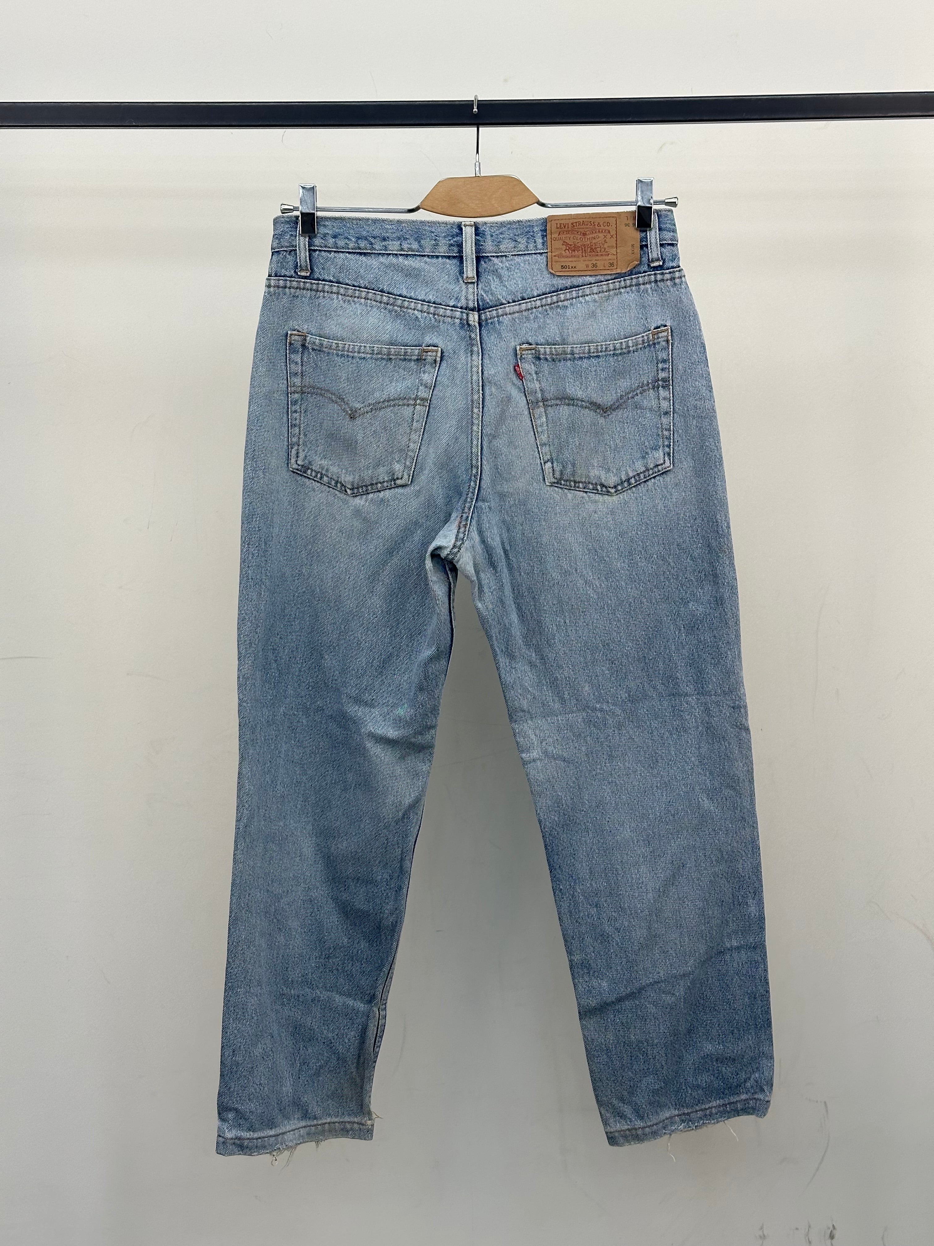 LEVI'S 501 REGULAR FIT: 50 ITA = W36 L36