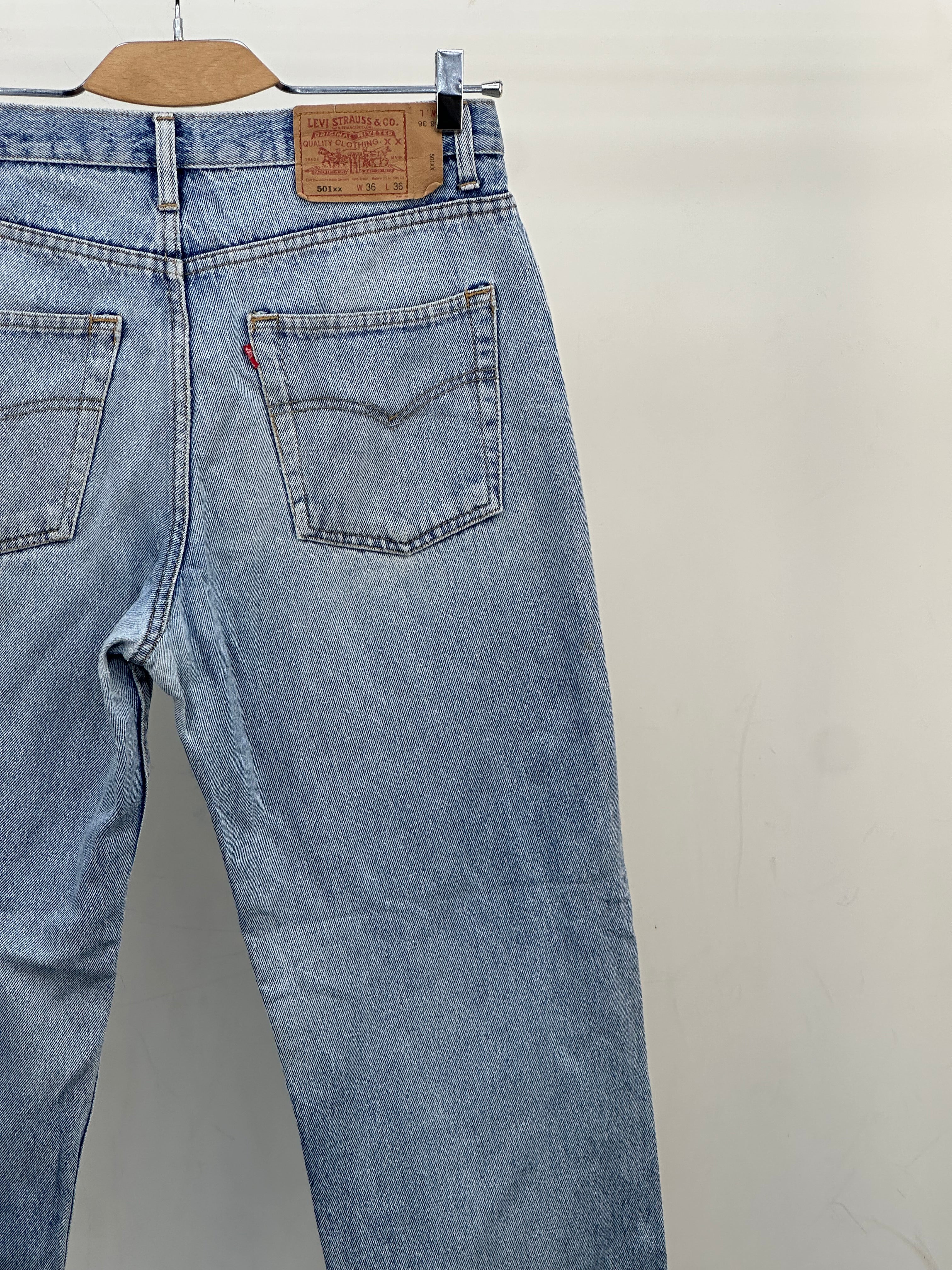LEVI'S 501 REGULAR FIT: 50 ITA = W36 L36