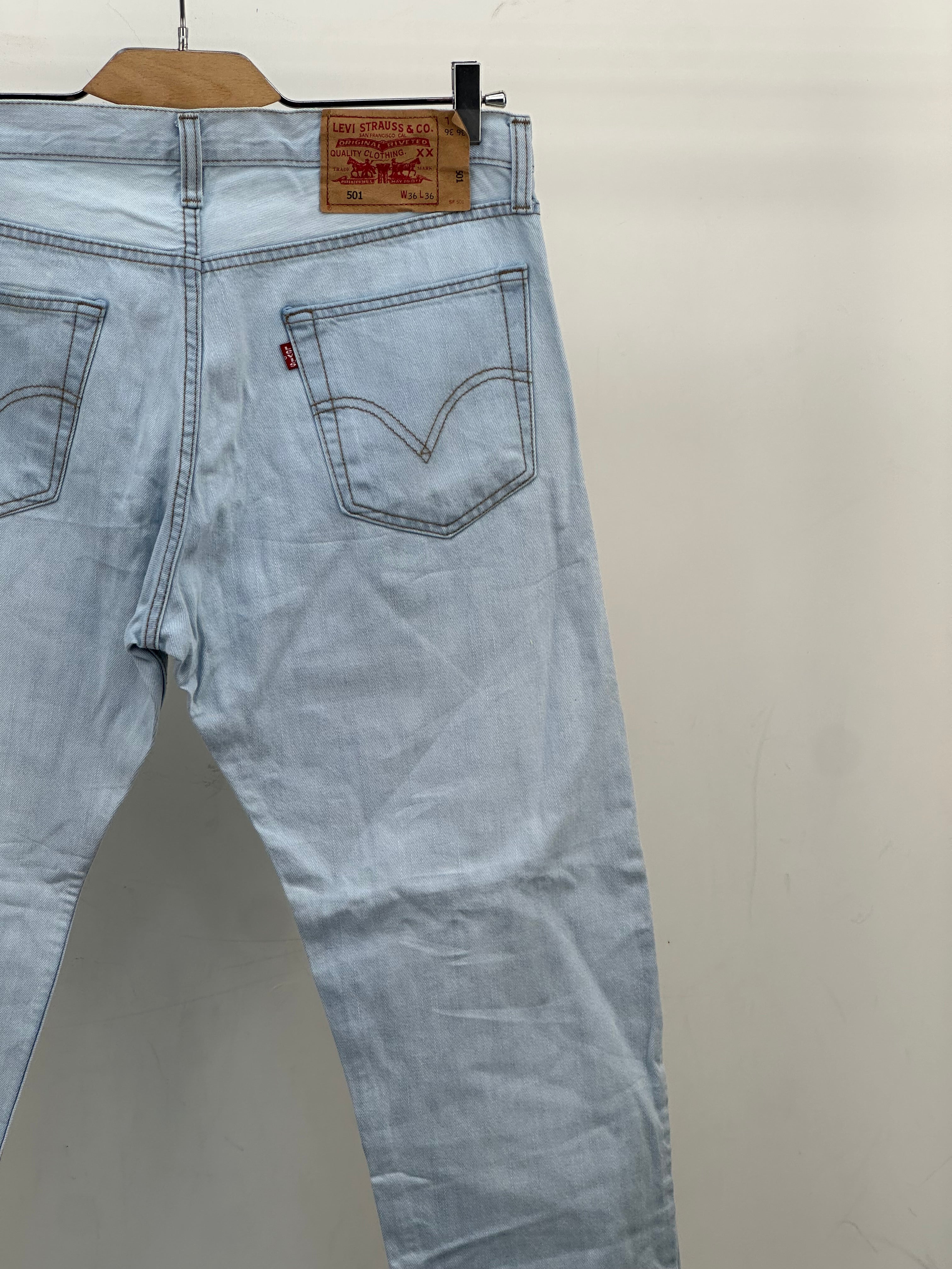 LEVI'S 501 REGULAR FIT : 50 ITA = W36 L36