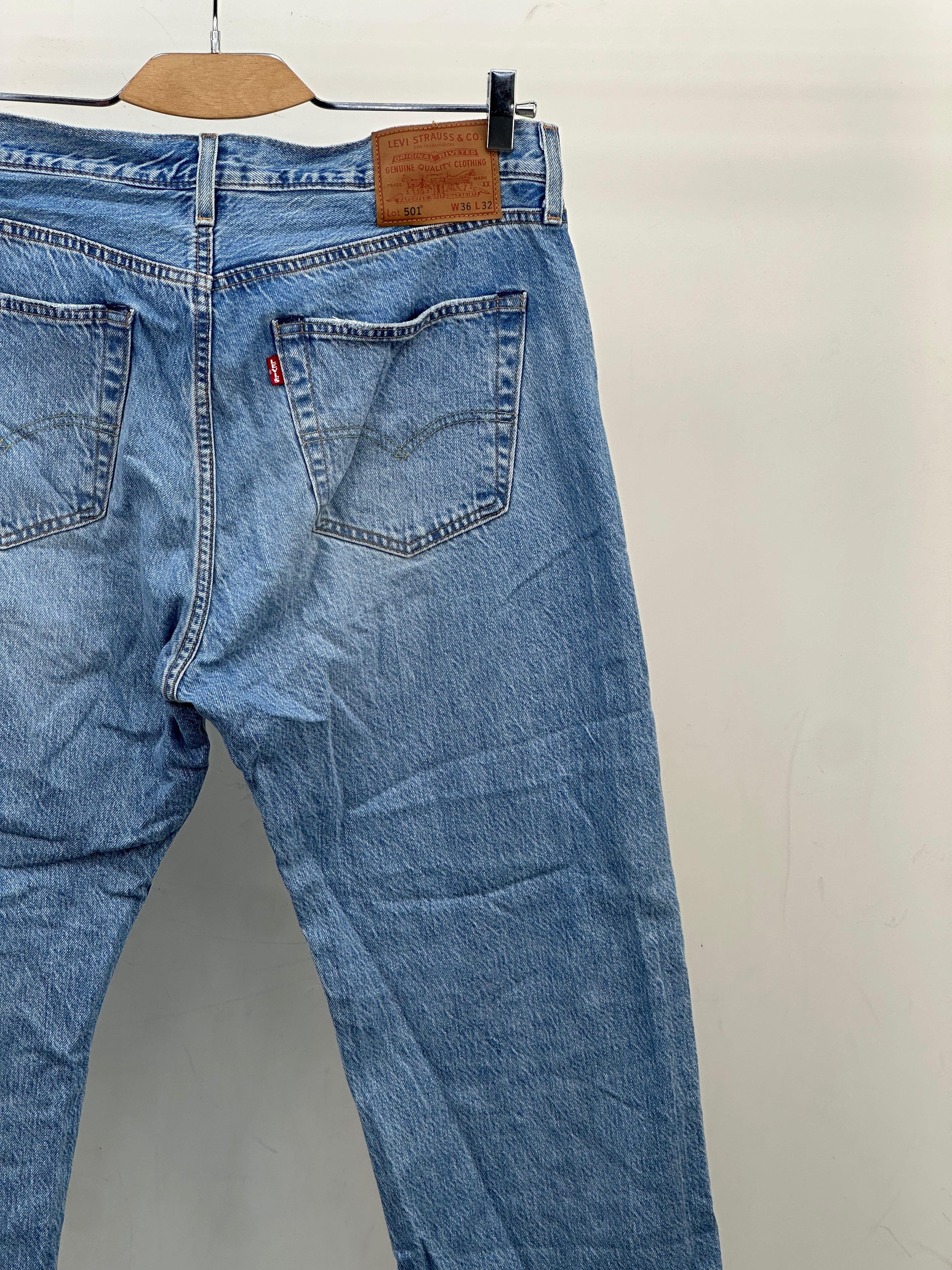 LEVI'S 501 REGULAR FIT : 50 ITA = W36 L32