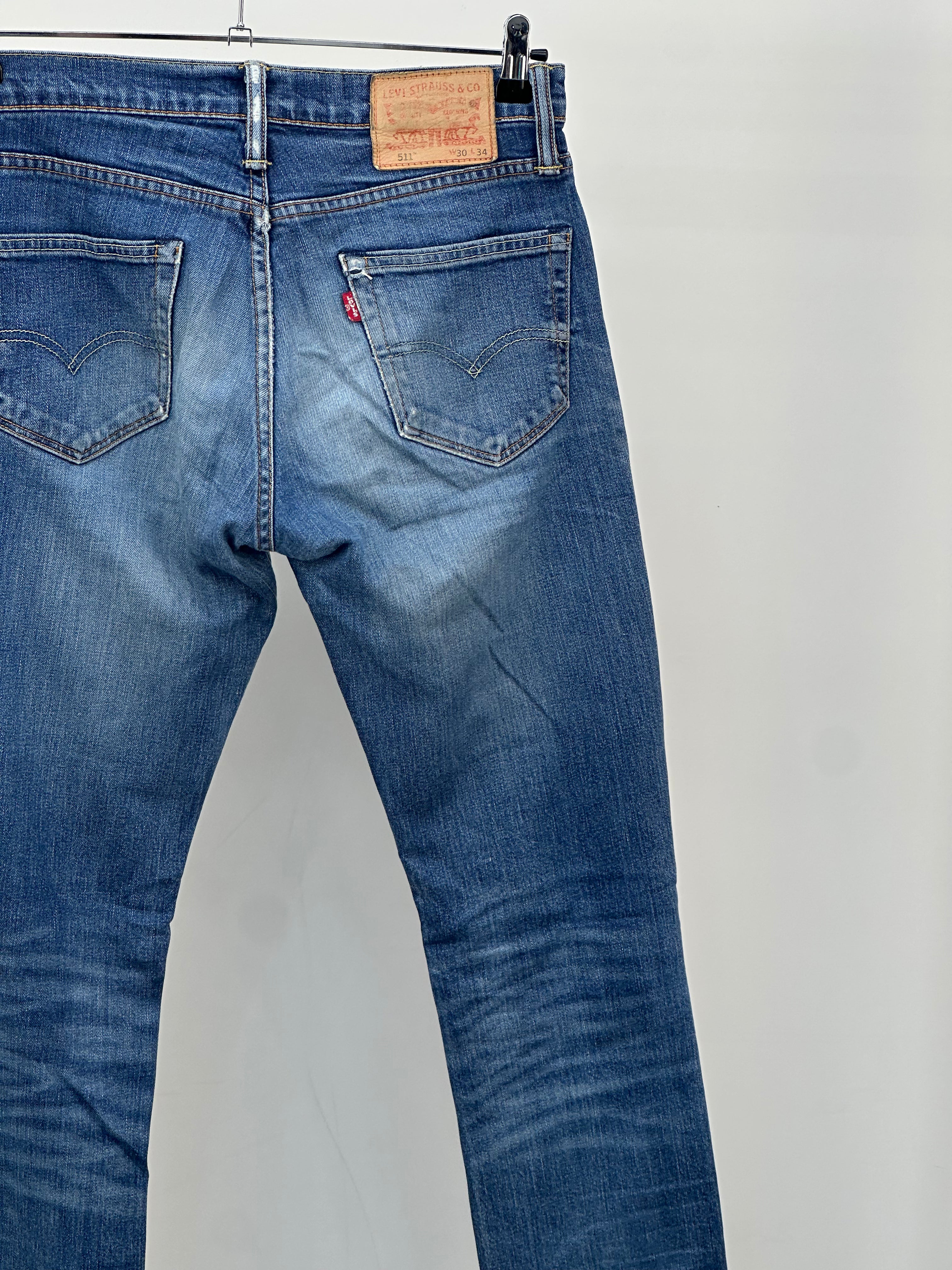 LEVI'S 511 SLIM FIT TAGLIA: 44 ITA = W30 L34