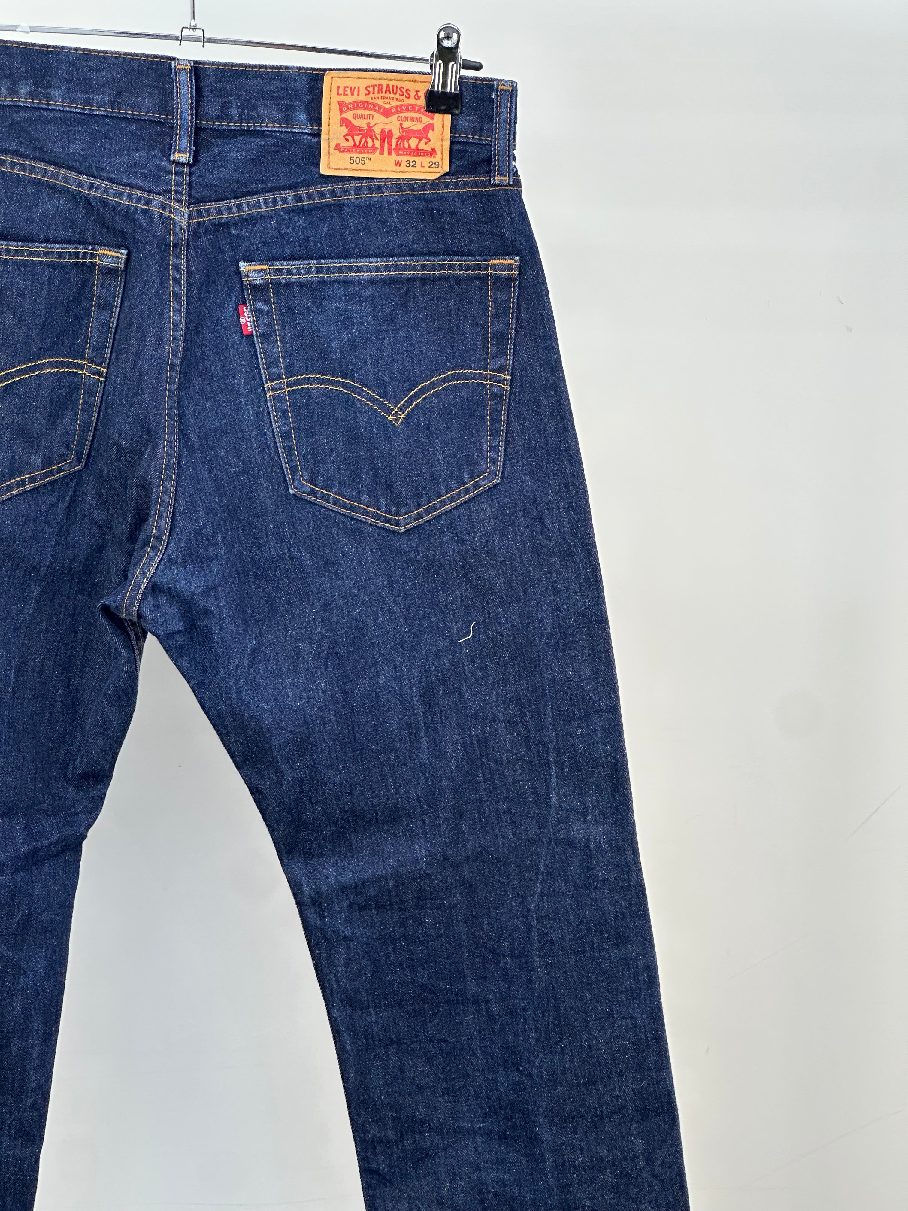 LEVI'S 505 REGULAR TAGLIA : 46 ITA = W32 L29