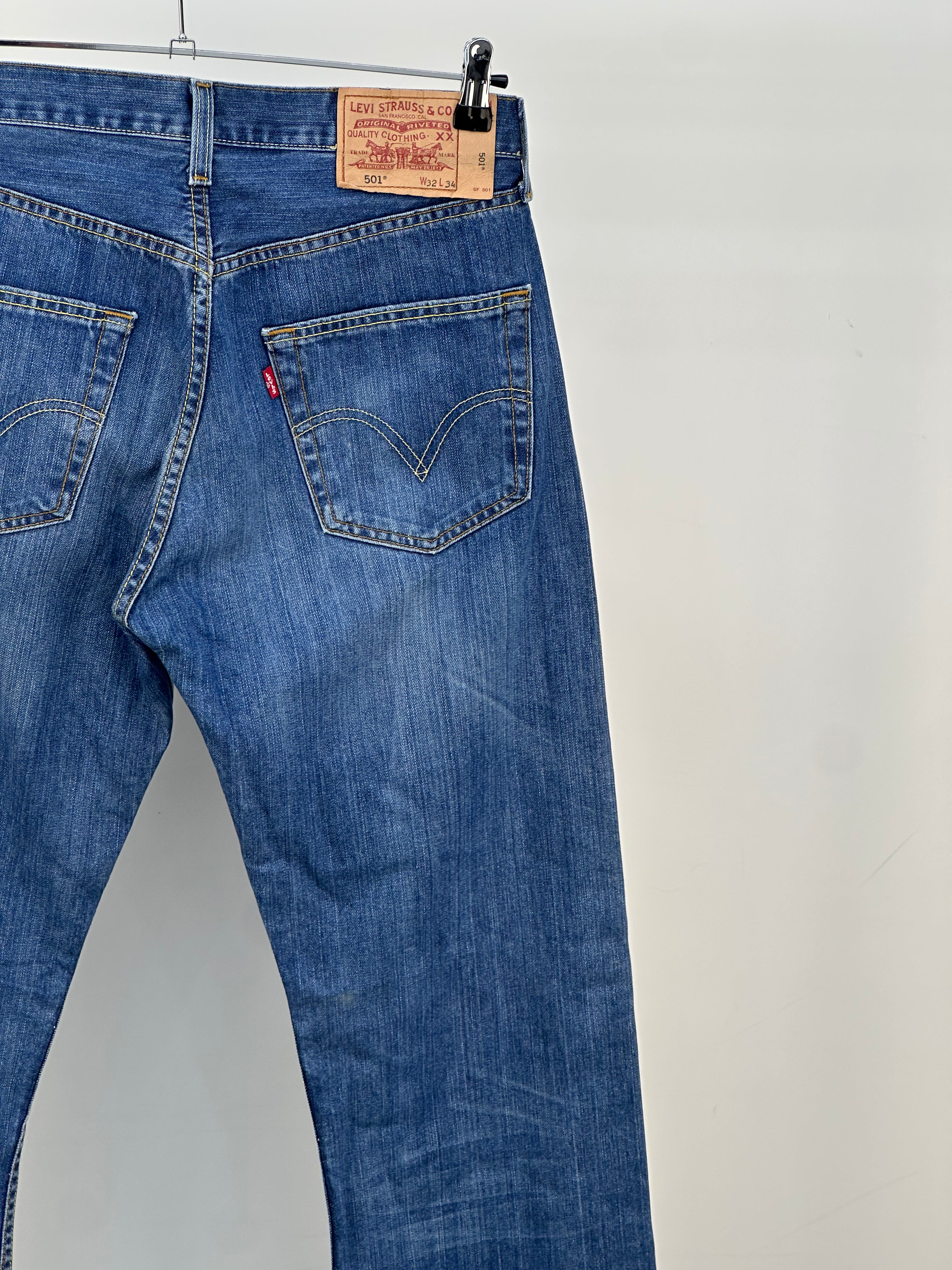 LEVI'S 501 TAGLIA : 46 ITA = W32 L34
