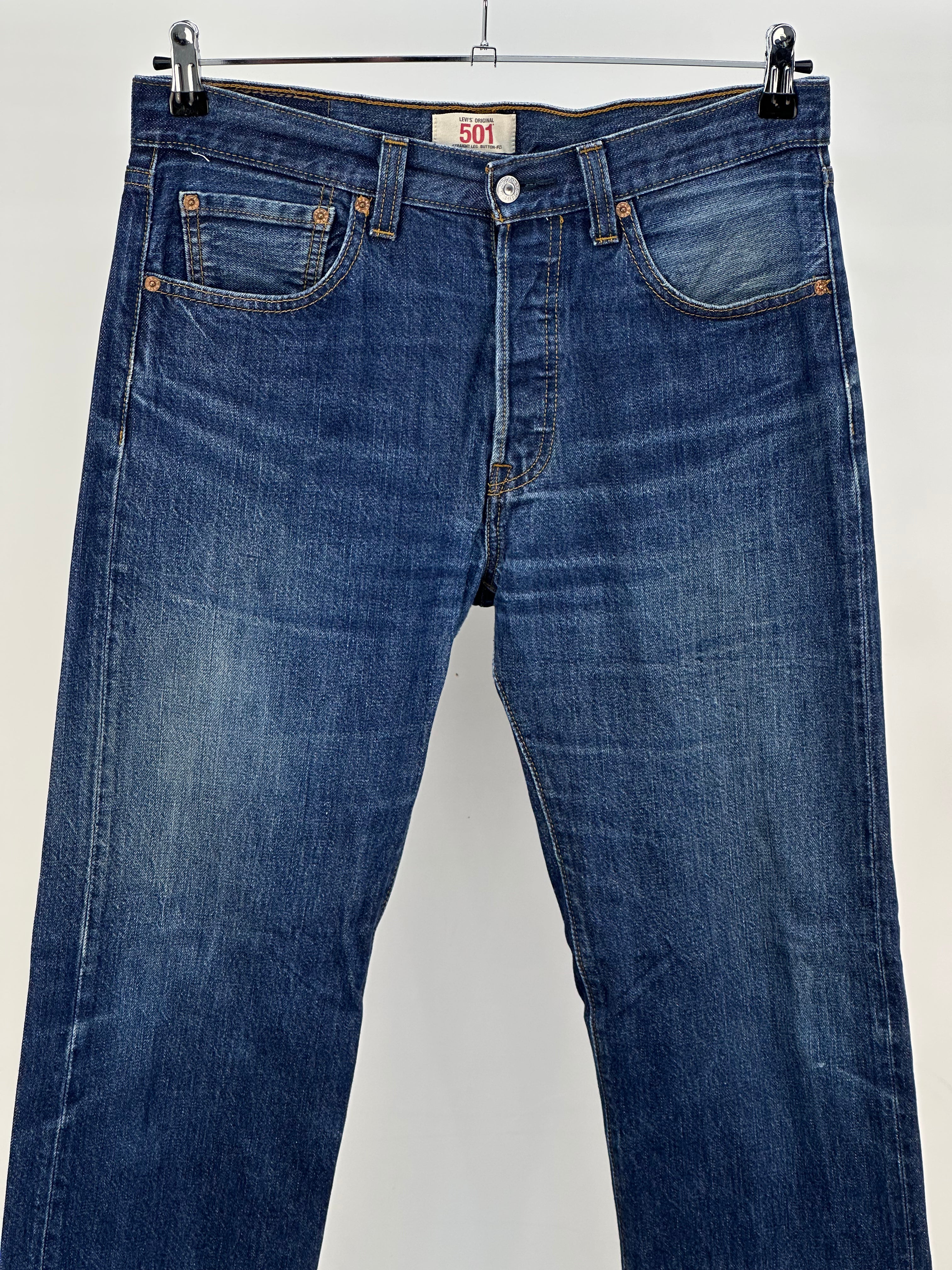 LEVI'S 501 TAGLIA : 46 ITA = W32 L32