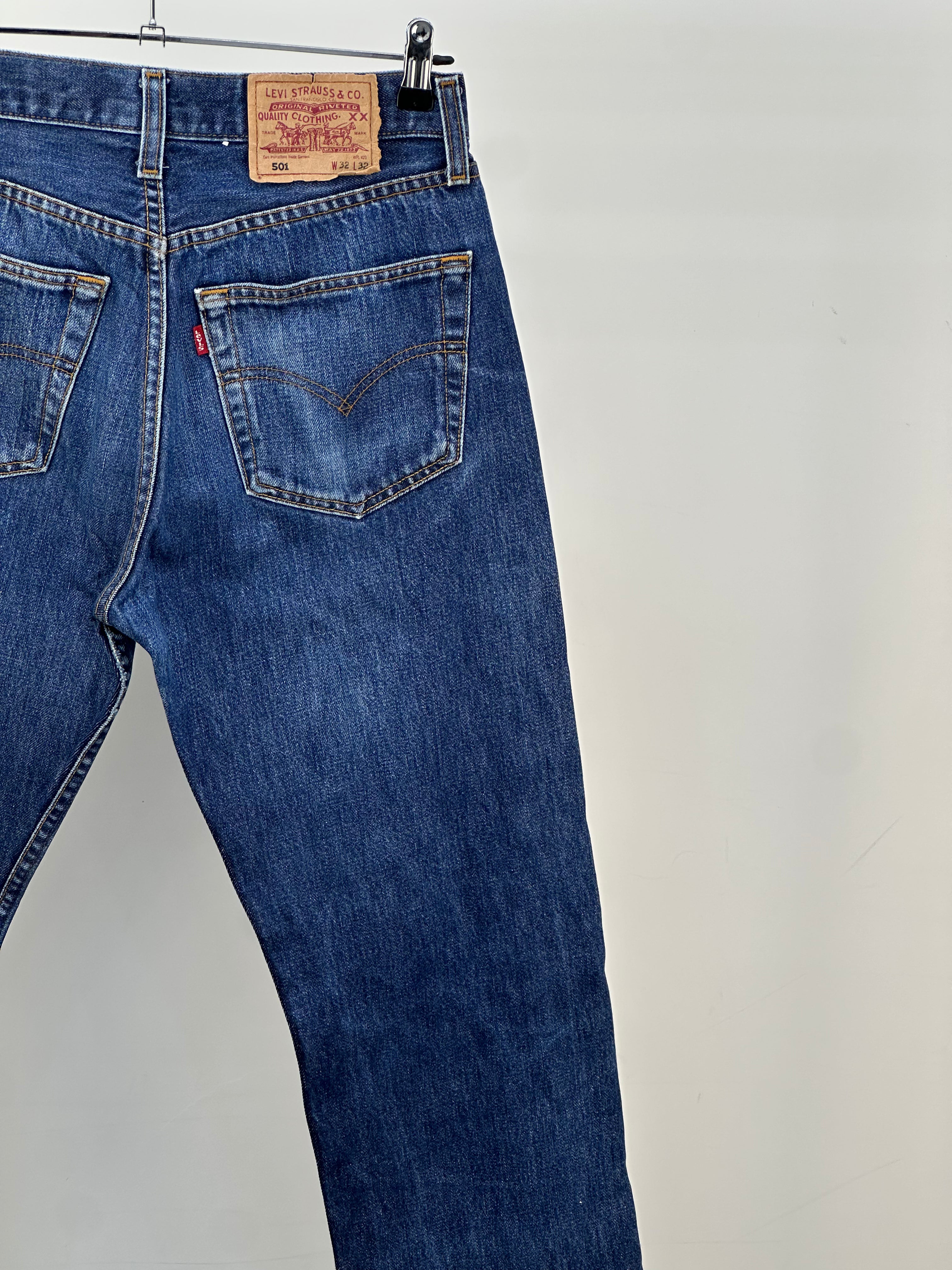 LEVI'S 501 TAGLIA : 46 ITA = W32 L32