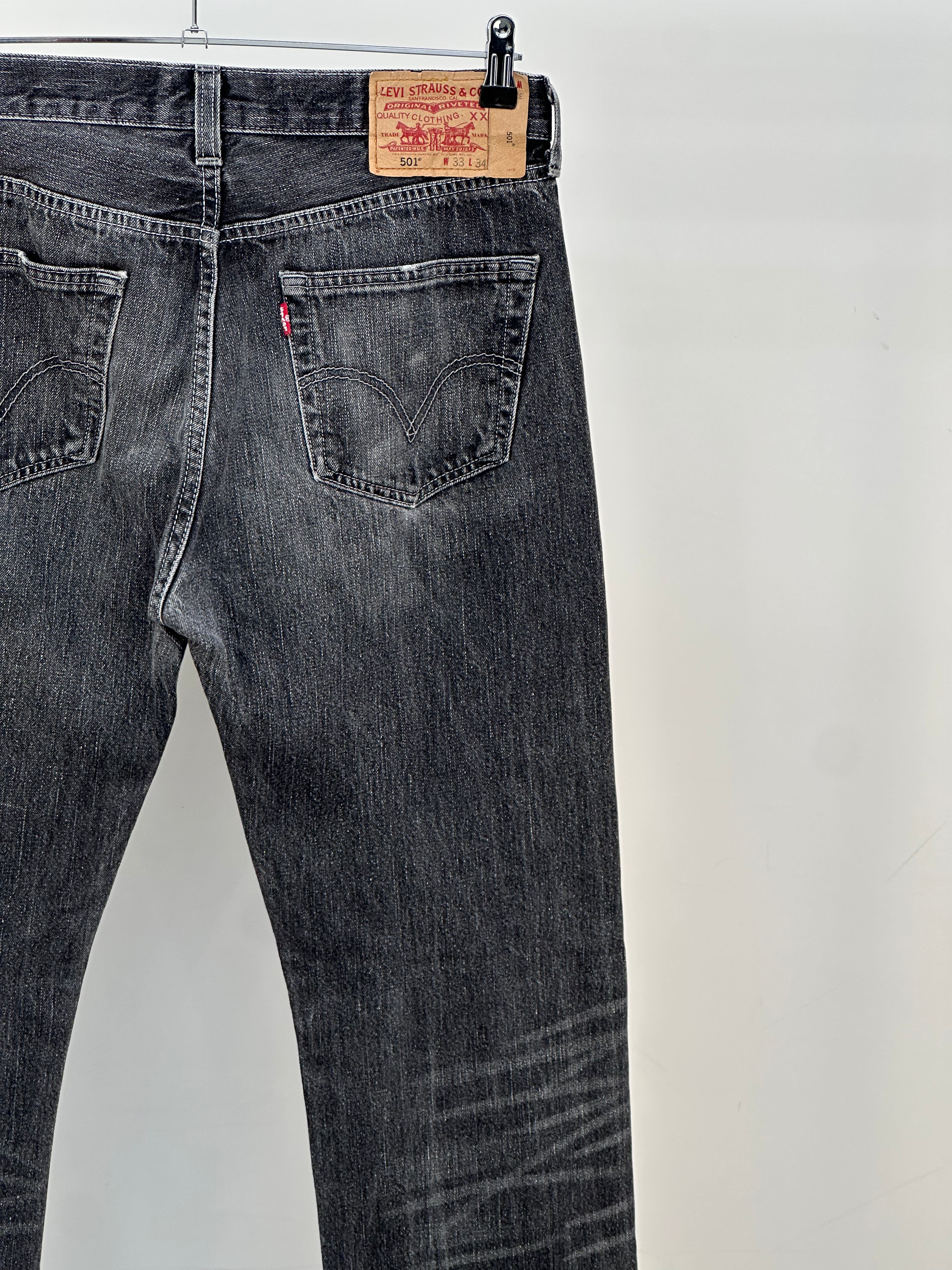 LEVI'S 501 TAGLIA : 47 ITA = W33 L34