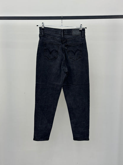 LEVI'S HIGH WAISTED TAPER TAGLIA: 42 ITA = W28 L27