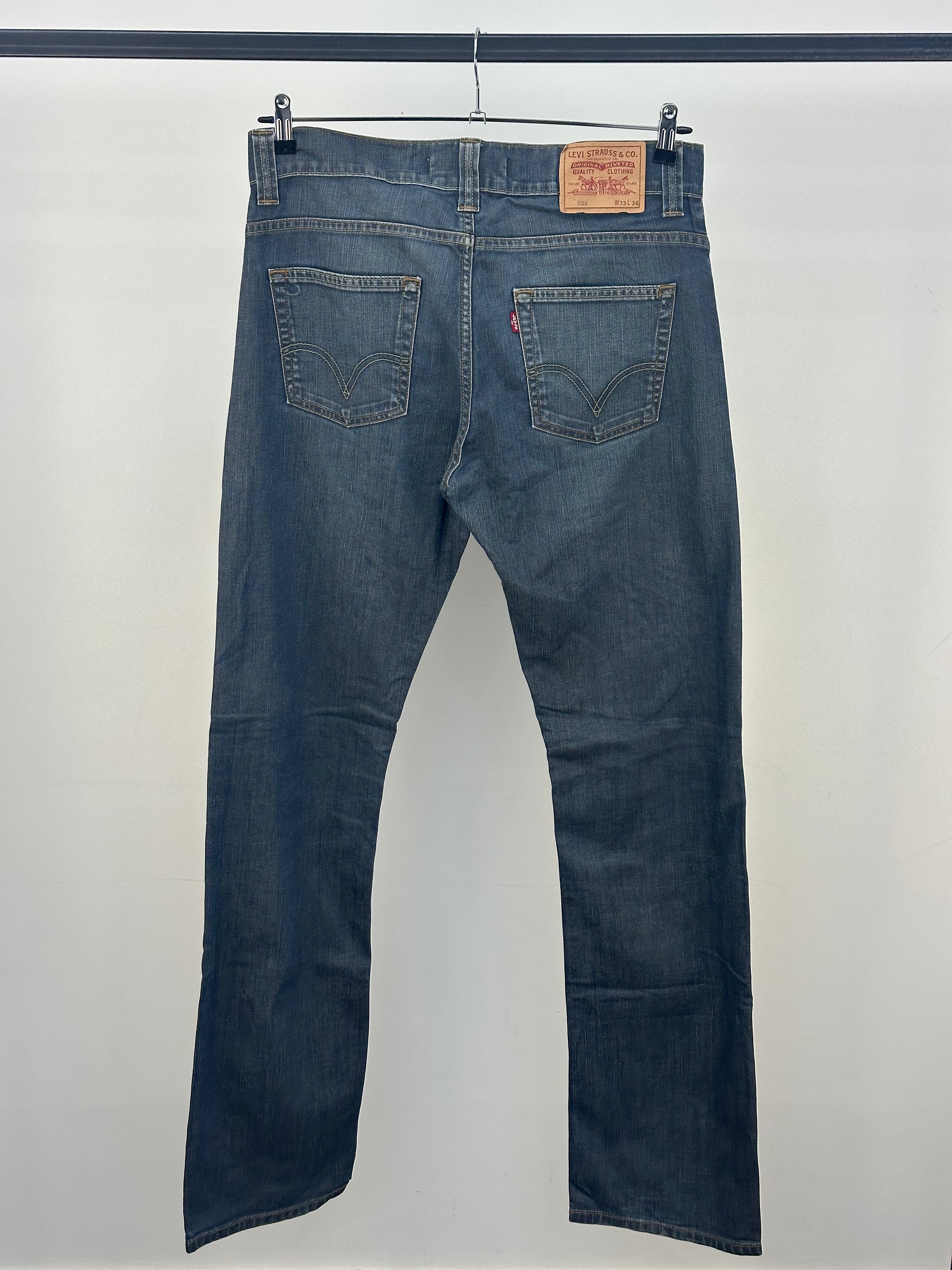 LEVI'S 506 REGULAR STRAIGHT TAGLIA : 47 ITA = W33 L36