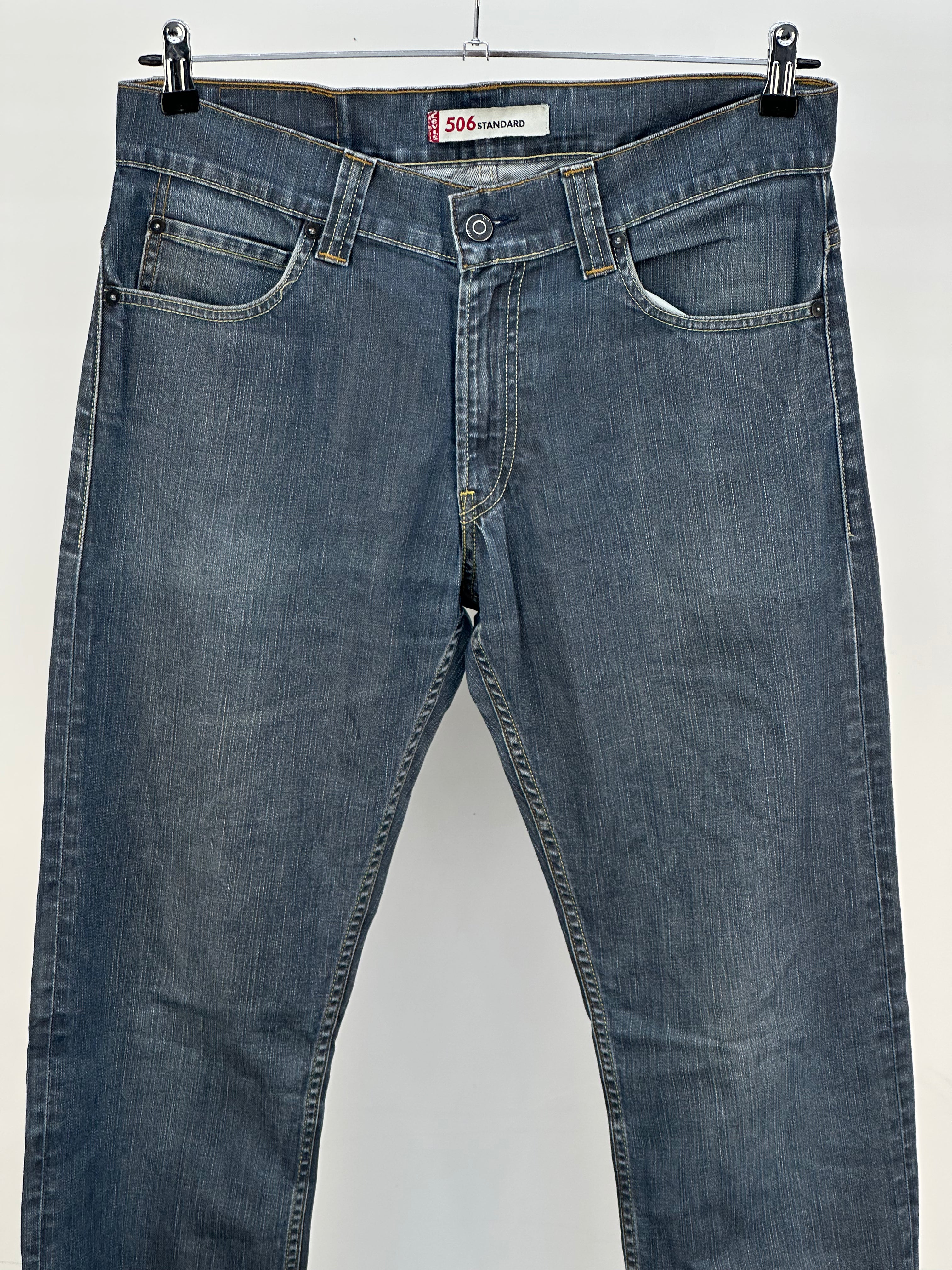 LEVI'S 506 REGULAR STRAIGHT TAGLIA : 47 ITA = W33 L36