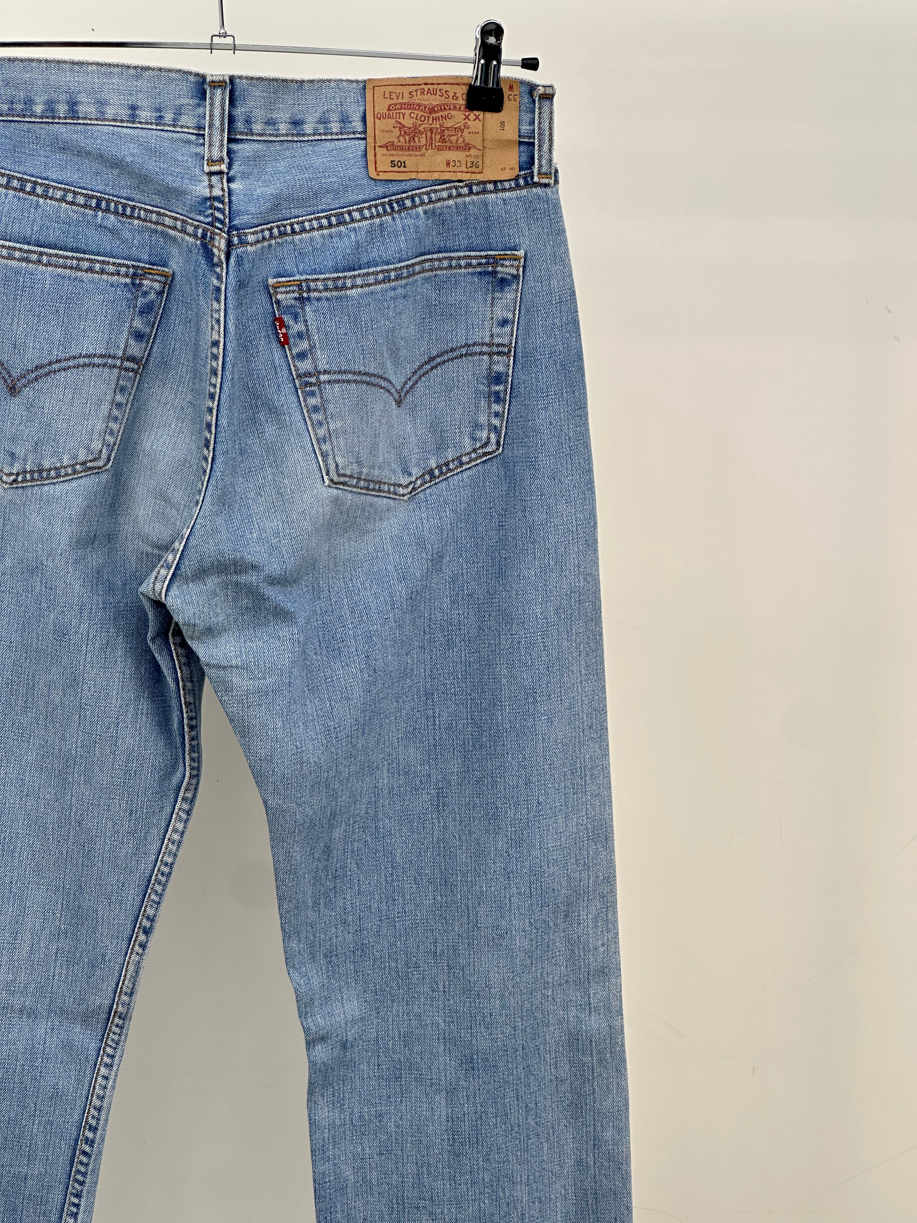 LEVI'S 501 TAGLIA : 47 ITA = W33 L36