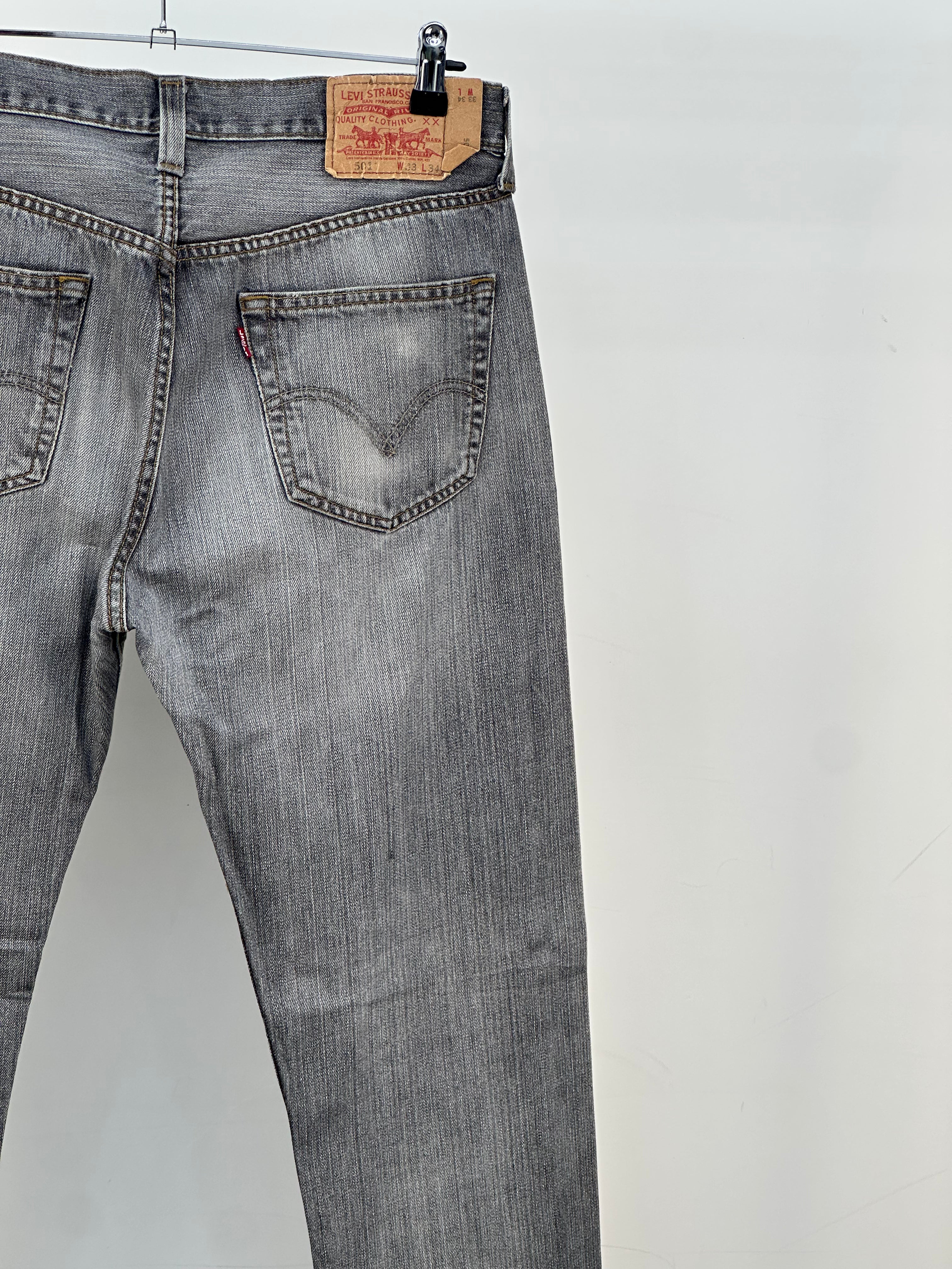 LEVI'S 501 TAGLIA : 47 ITA = W33 L34